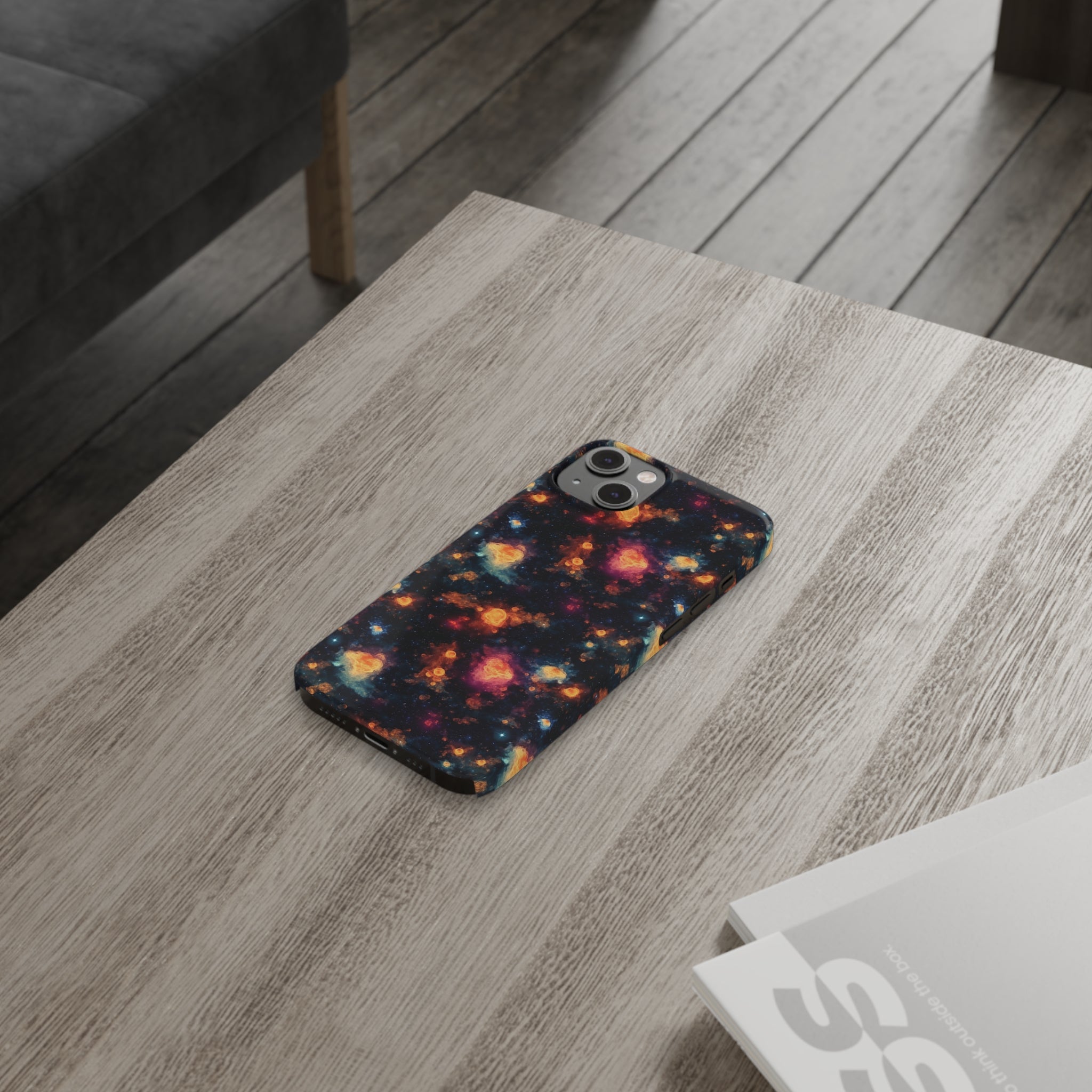 Slim Phone Cases (AOP) - Seamless Fantasy Galaxies 07