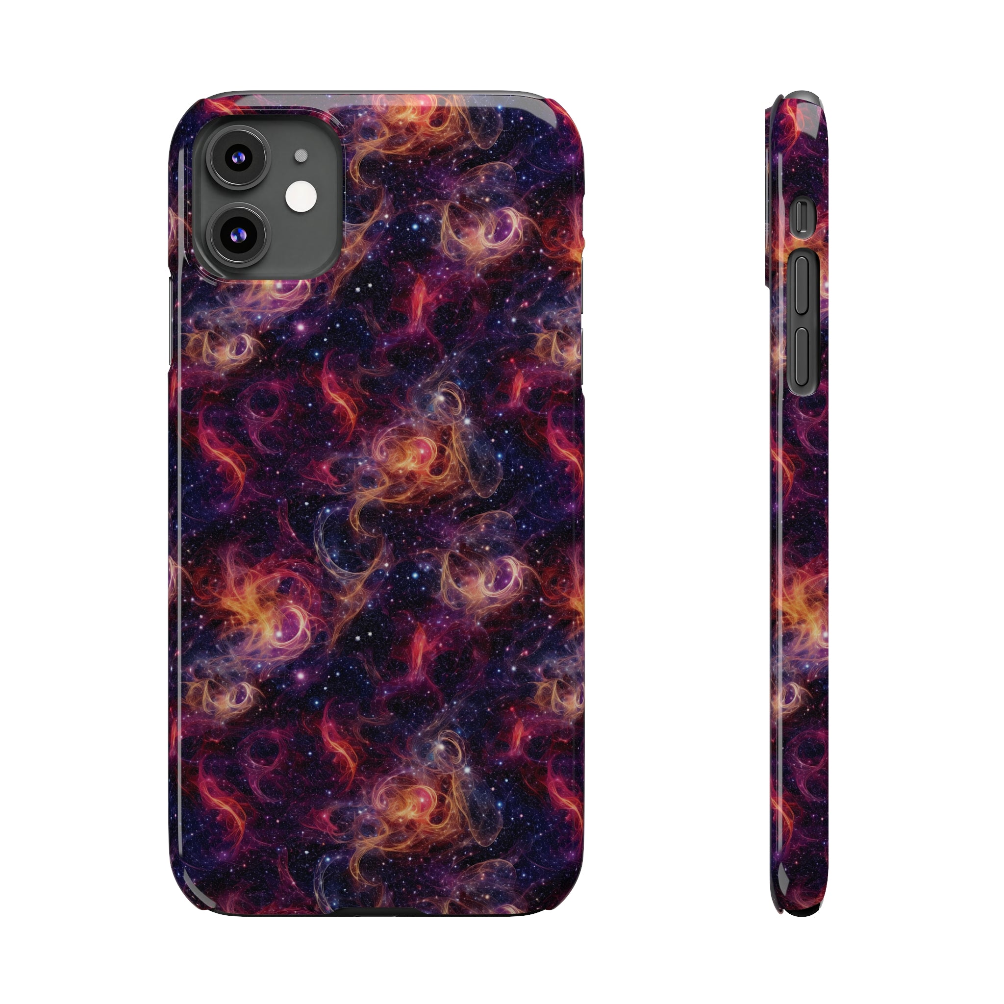 Slim Phone Cases (AOP) - Seamless Fantasy Galaxies 01