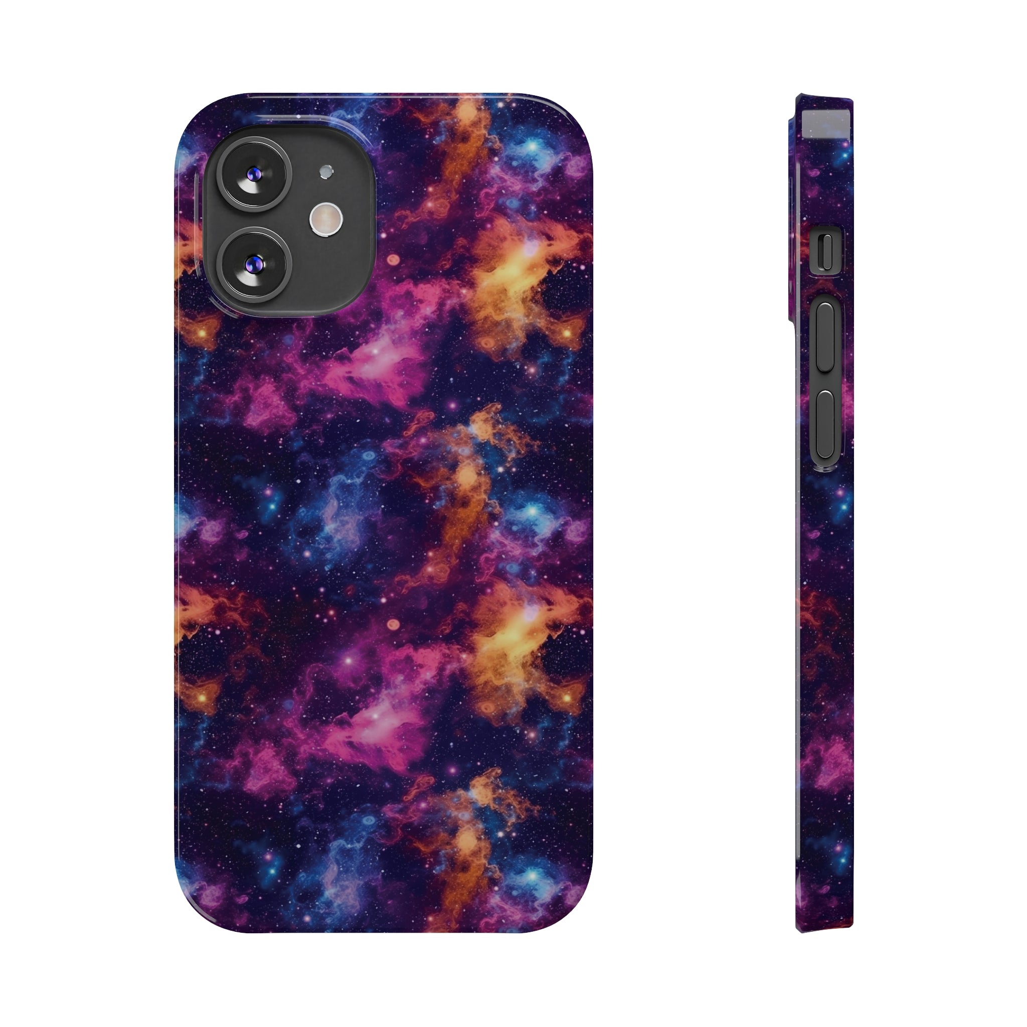 Slim Phone Cases (AOP) - Seamless Fantasy Galaxies 06