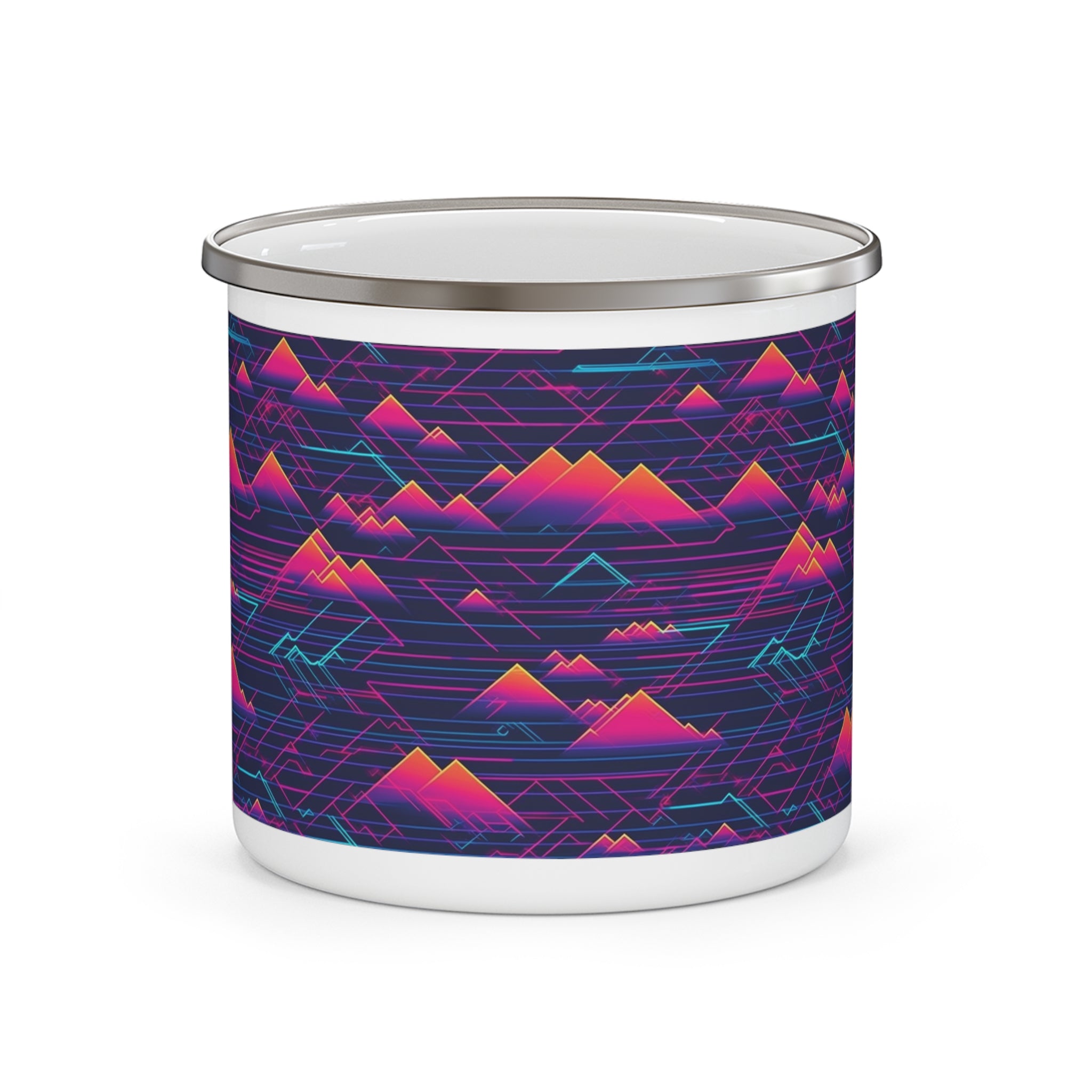 Enamel Camping Mug - Seamless Designs 14