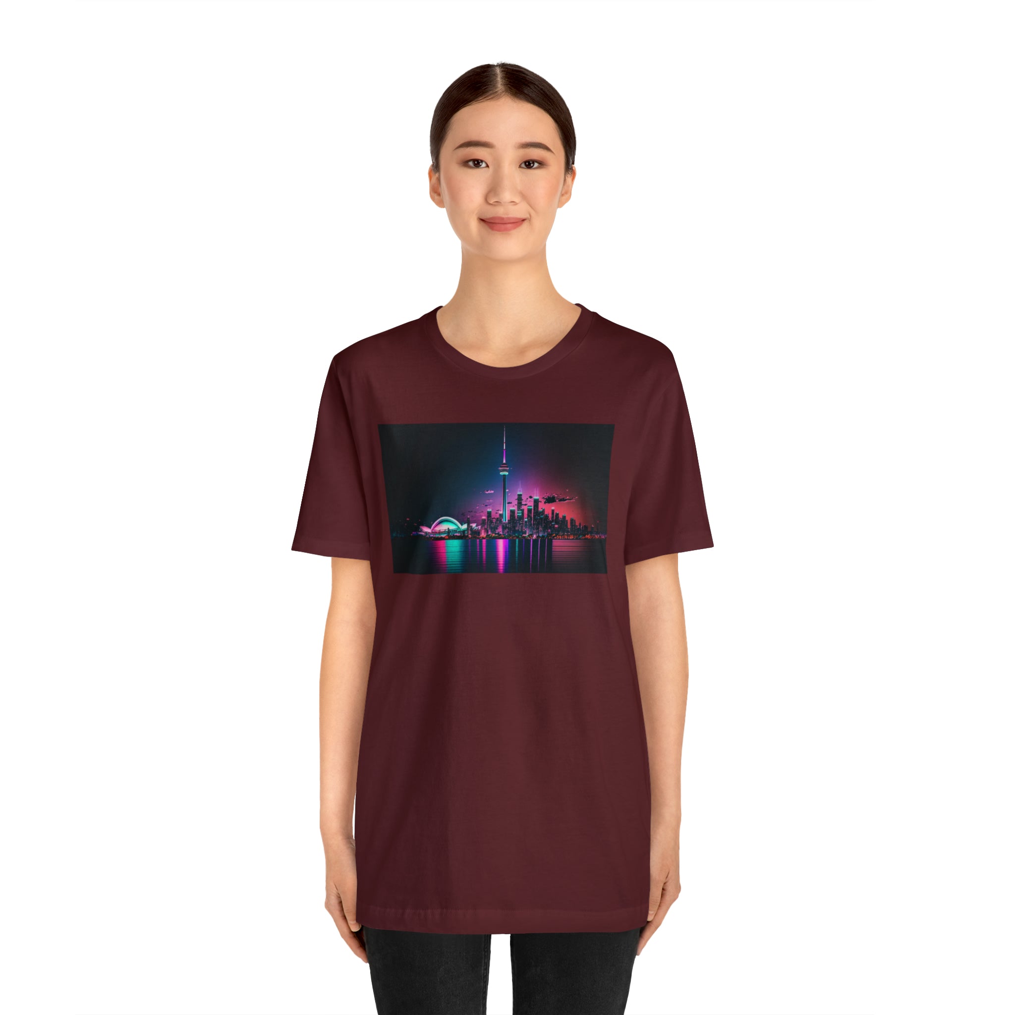 Unisex Jersey Short Sleeve Tee - CN Tower, Canada