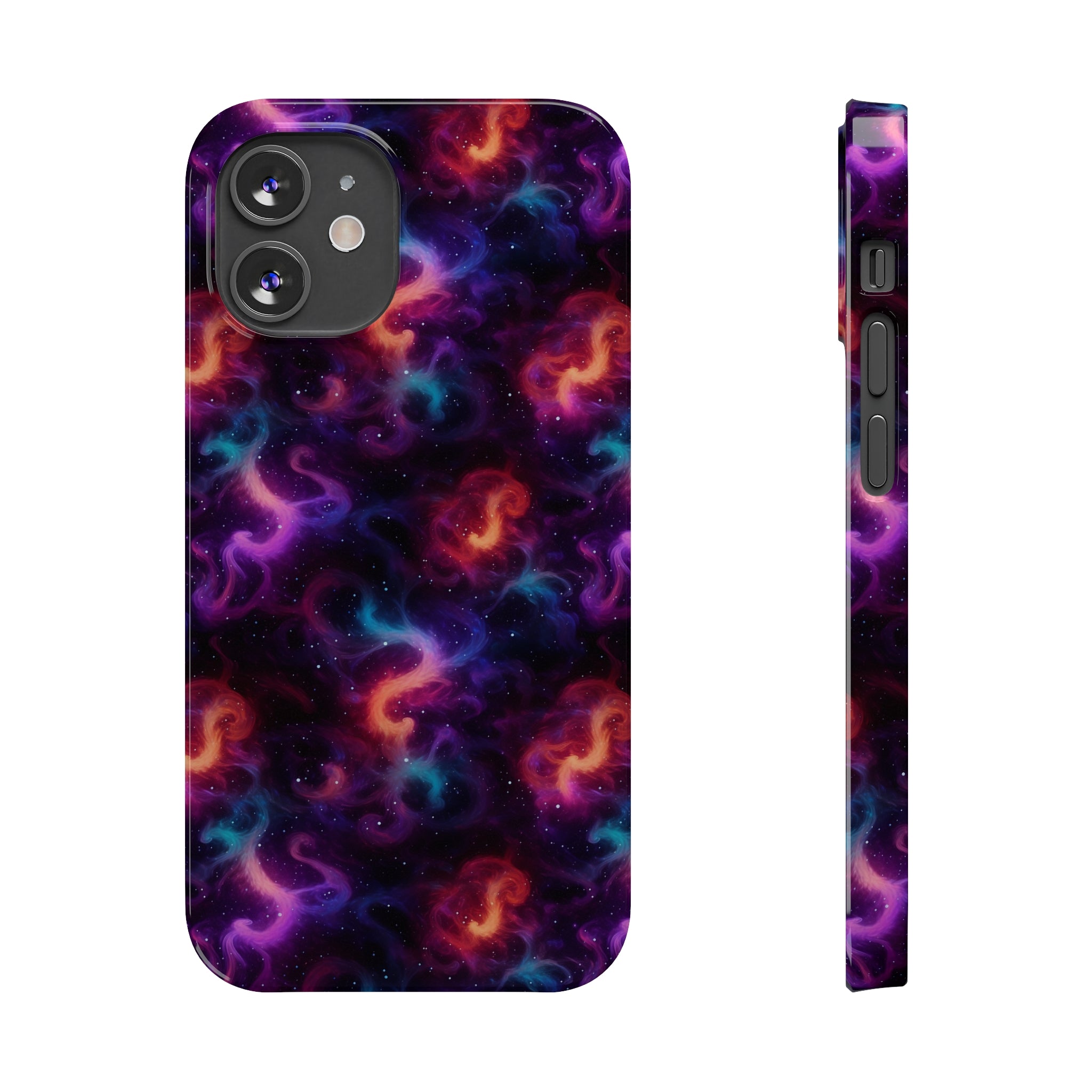 Slim Phone Cases (AOP) - Seamless Fantasy Galaxies 05