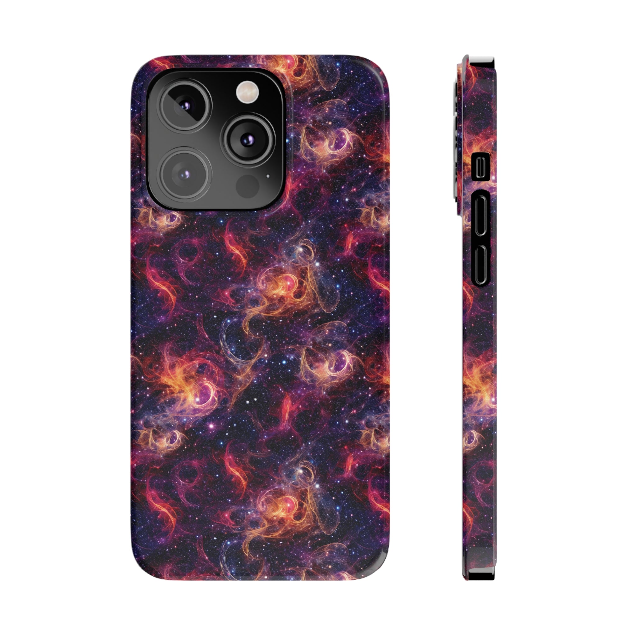 Slim Phone Cases (AOP) - Seamless Fantasy Galaxies 01