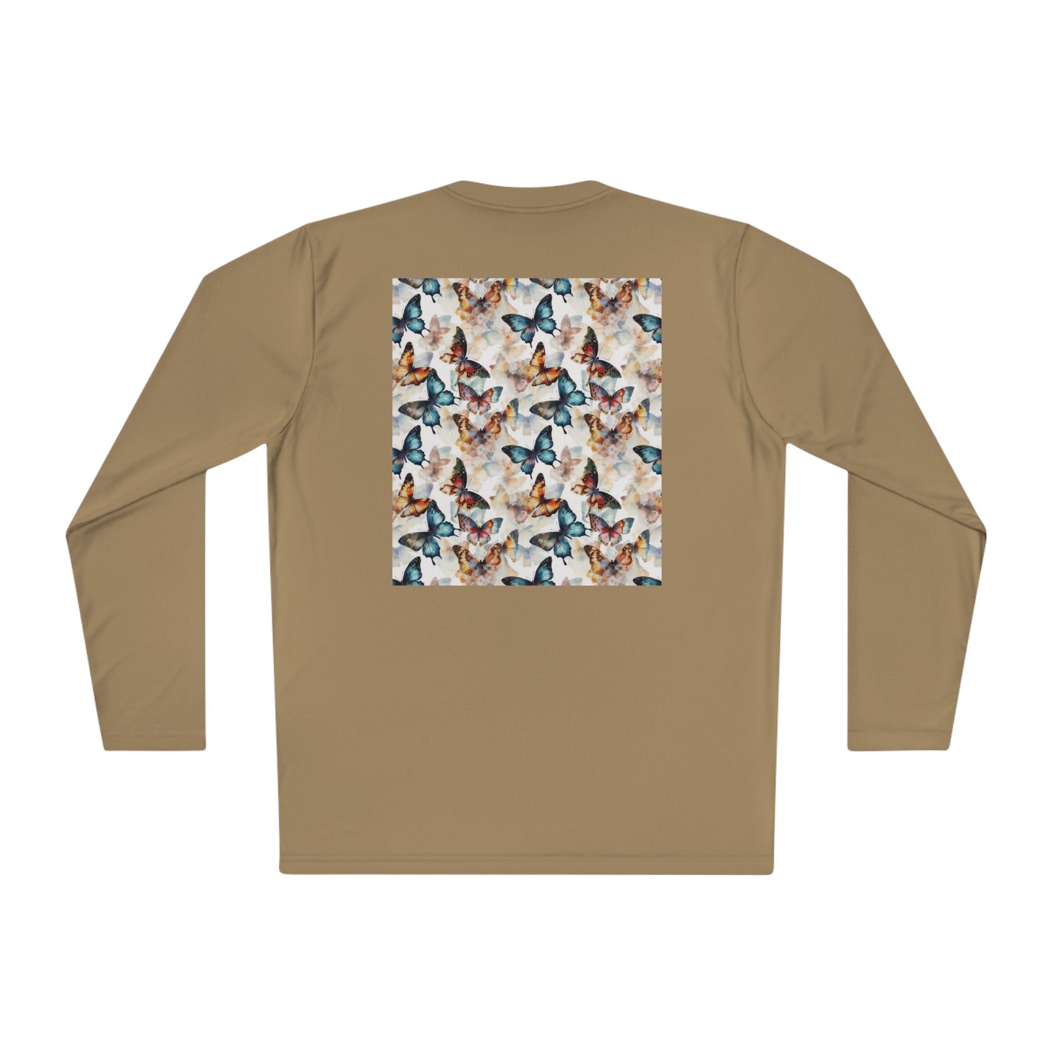 Unisex Lightweight Long Sleeve Tee (AOP) - Abstract Designs 08