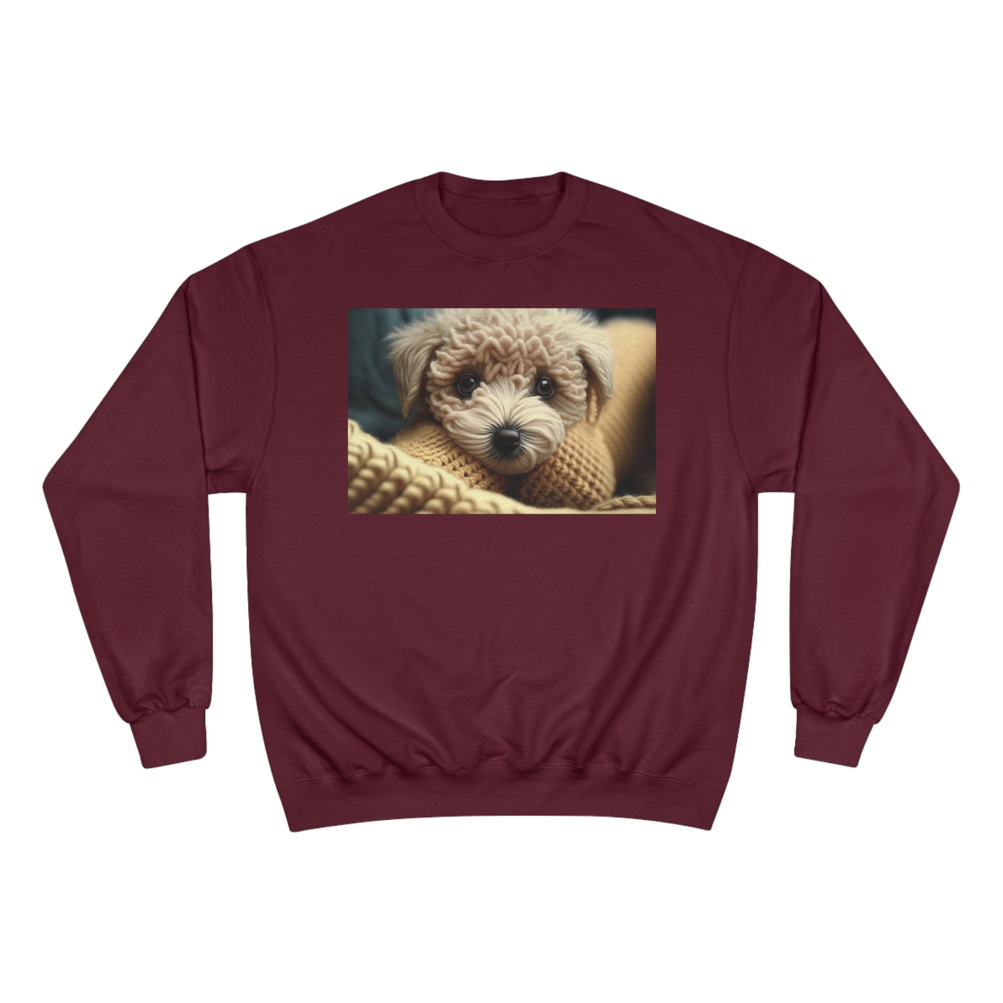 Champion Sweatshirt - Knit Animals, Puppy
