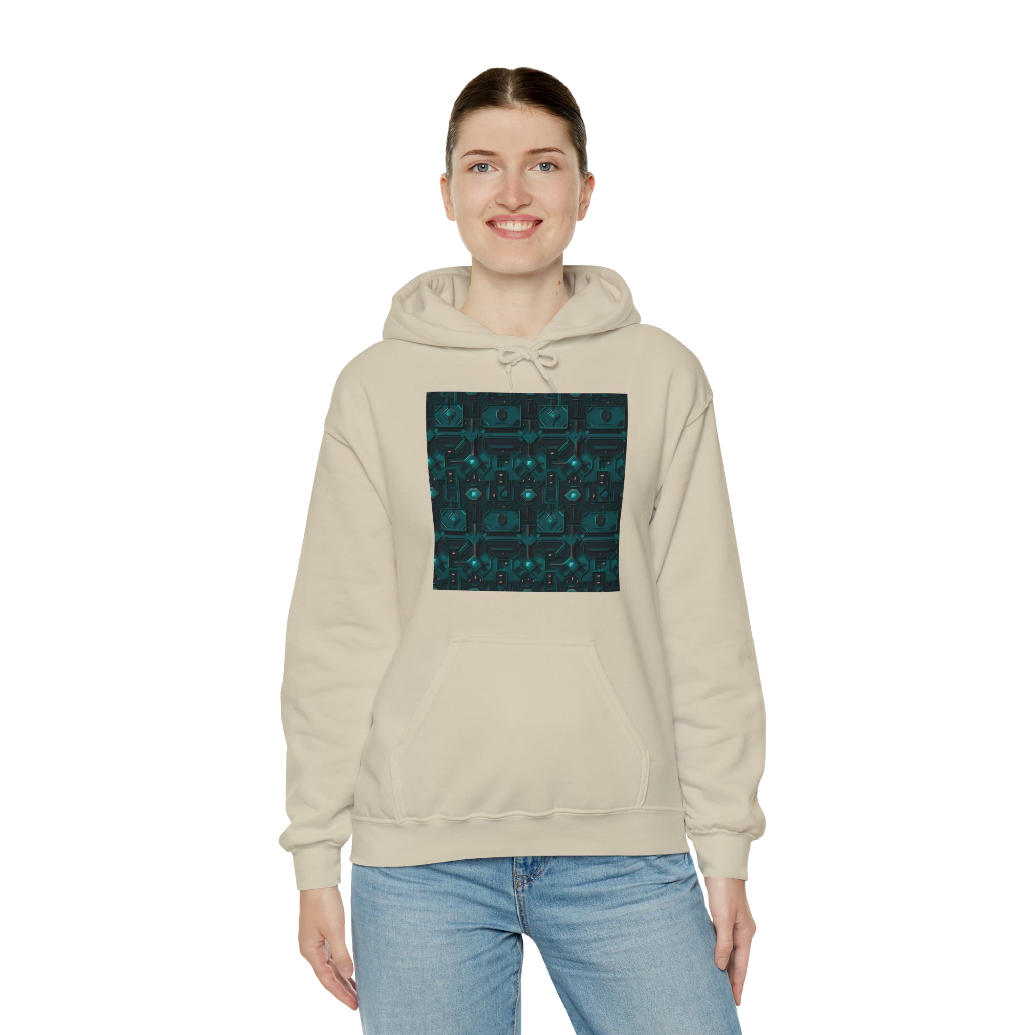 Unisex Heavy Blend™ Hooded Sweatshirt - Abstract Neon Designs 10