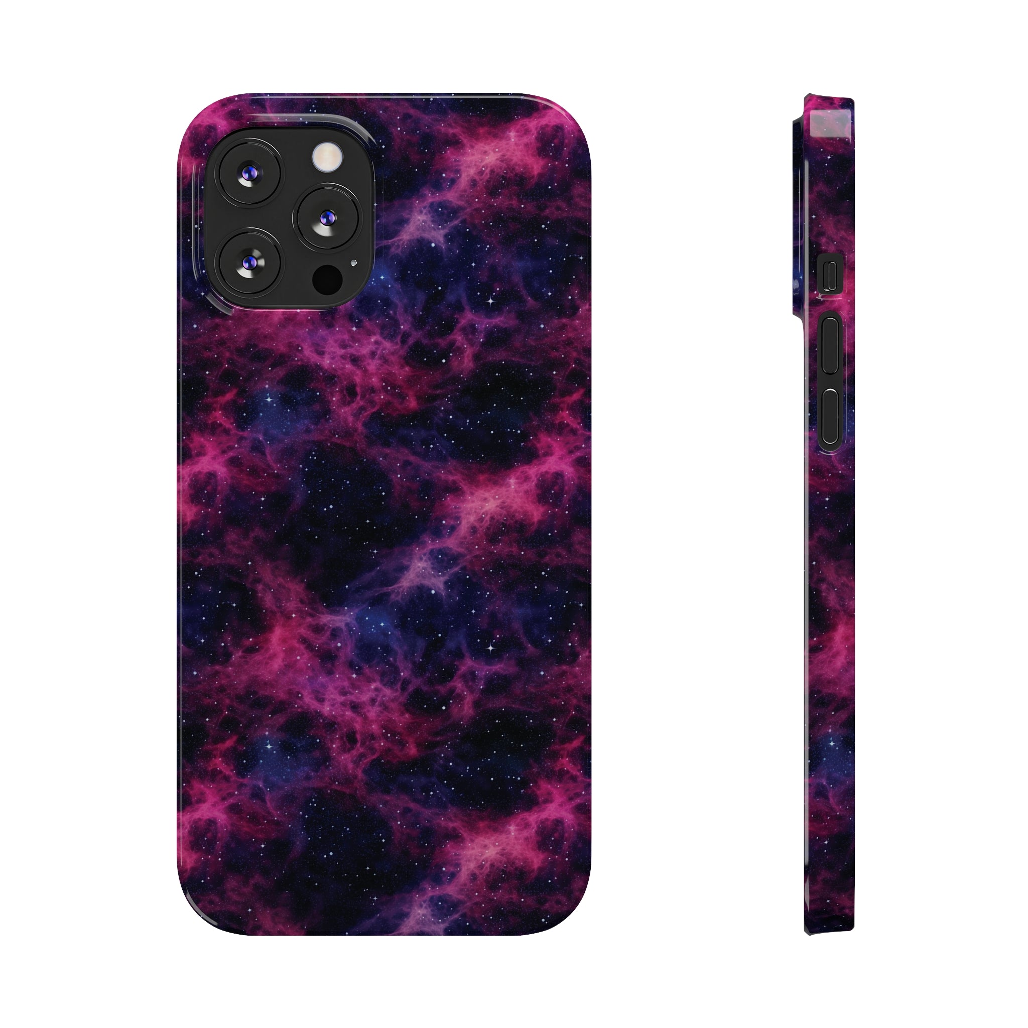 Slim Phone Cases (AOP) - Seamless Fantasy Galaxies 02