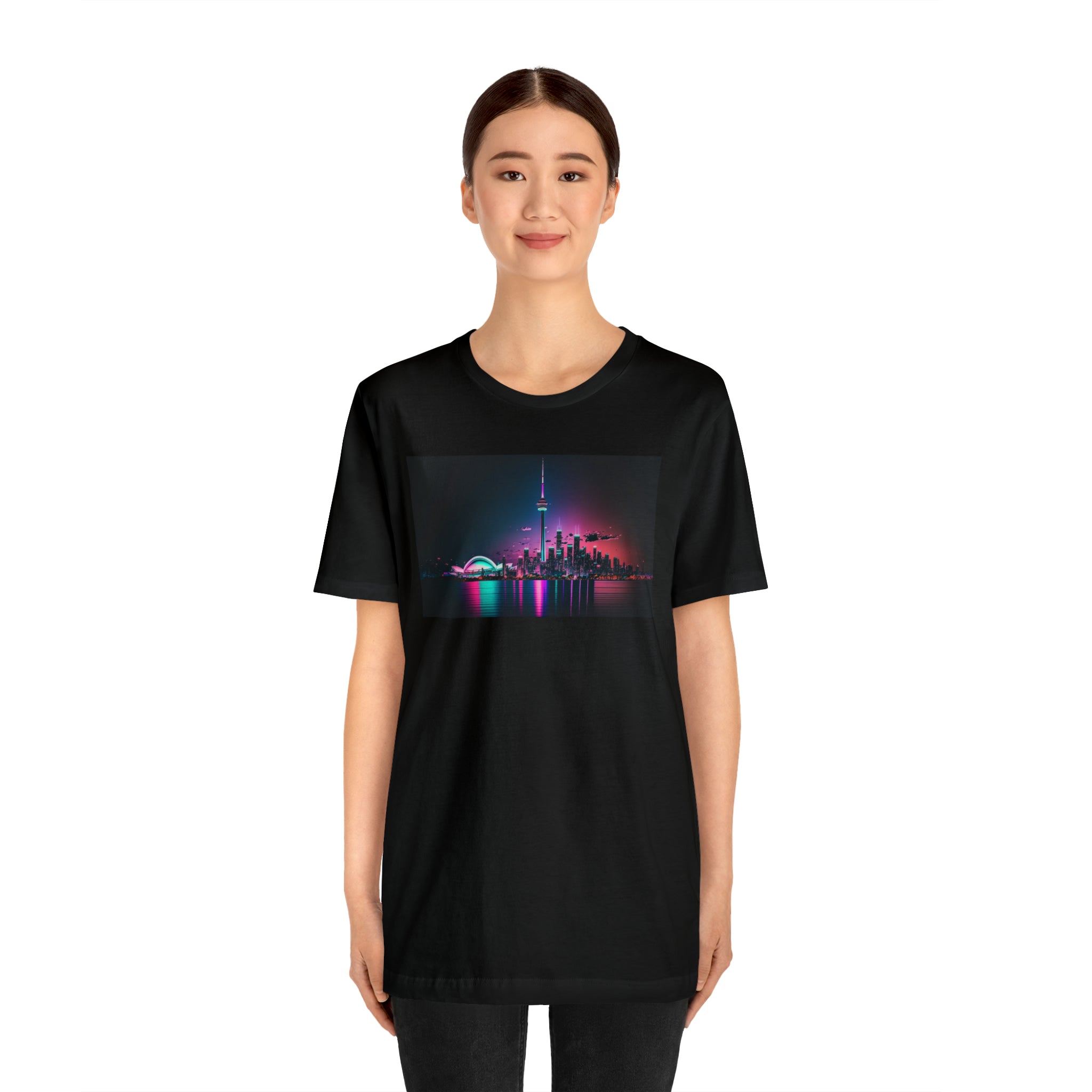 Unisex Jersey Short Sleeve Tee - CN Tower, Canada