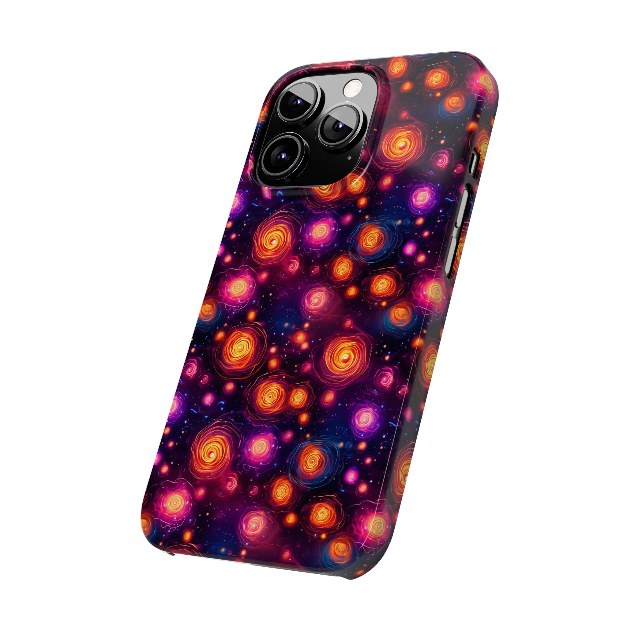 Slim Phone Cases (AOP) - Seamless Fantasy Galaxies 11