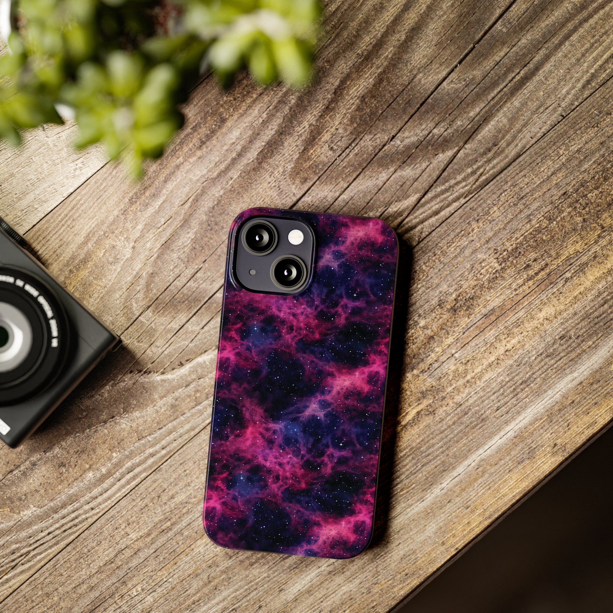 Slim Phone Cases (AOP) - Seamless Fantasy Galaxies 02