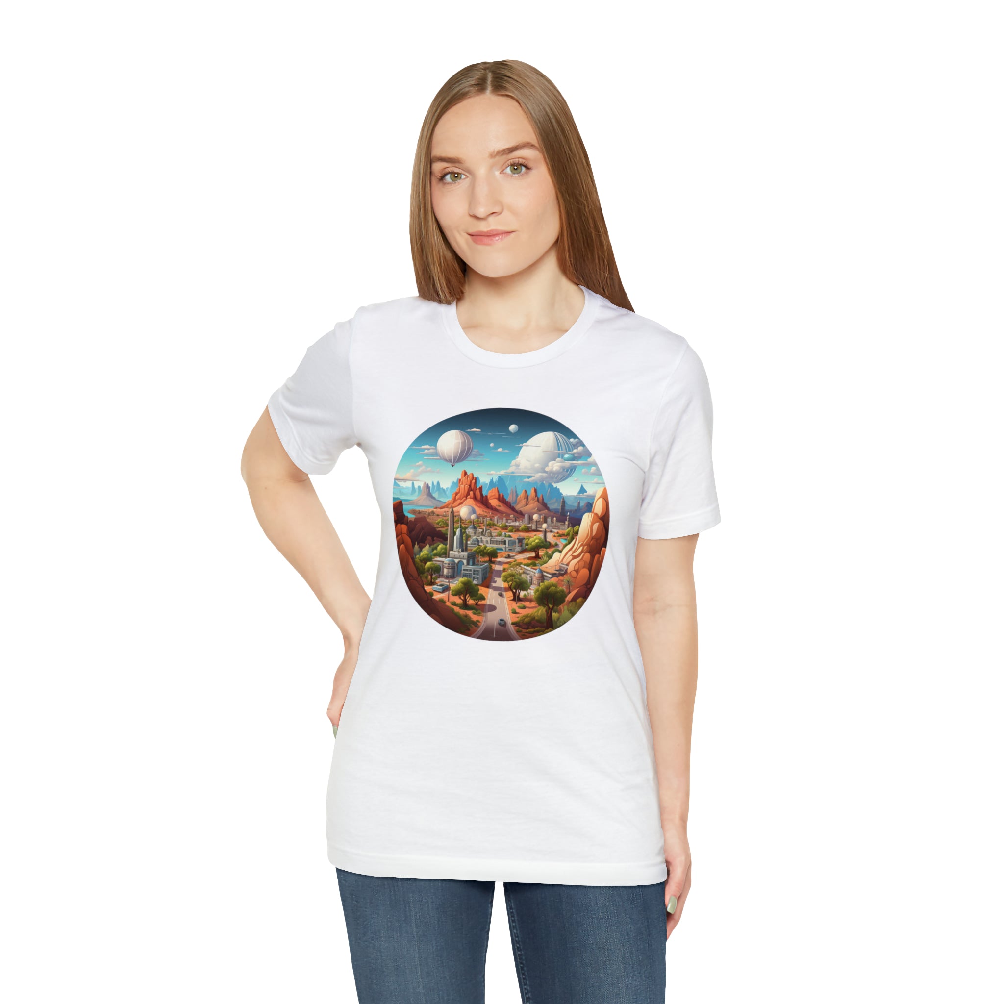 Unisex Jersey Short Sleeve Tee - Isometric Designs 08