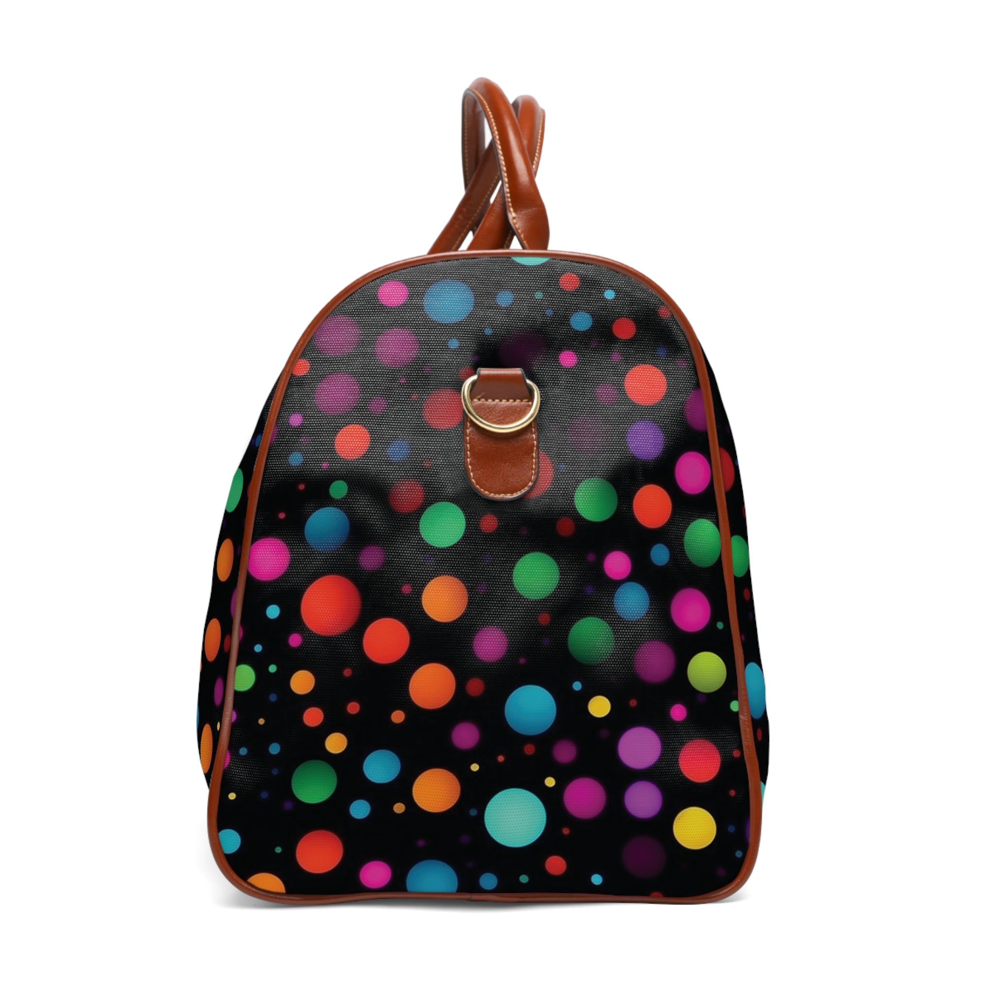 Waterproof Travel Bag (AOP) - Polka Dots Design 07