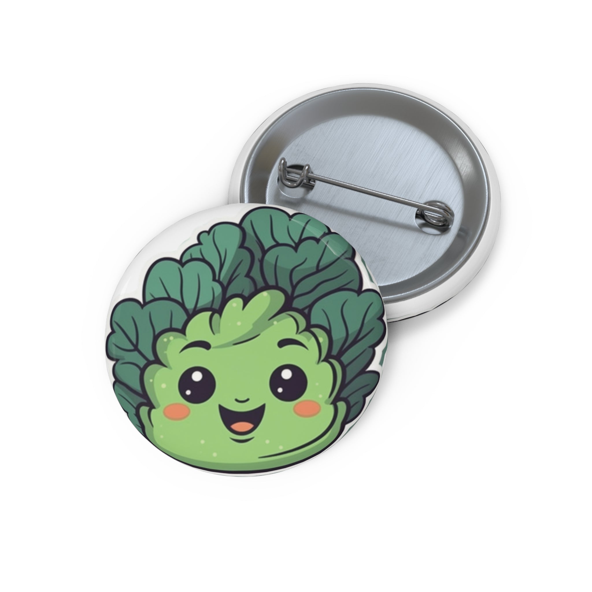 Custom Pin Buttons - Kale