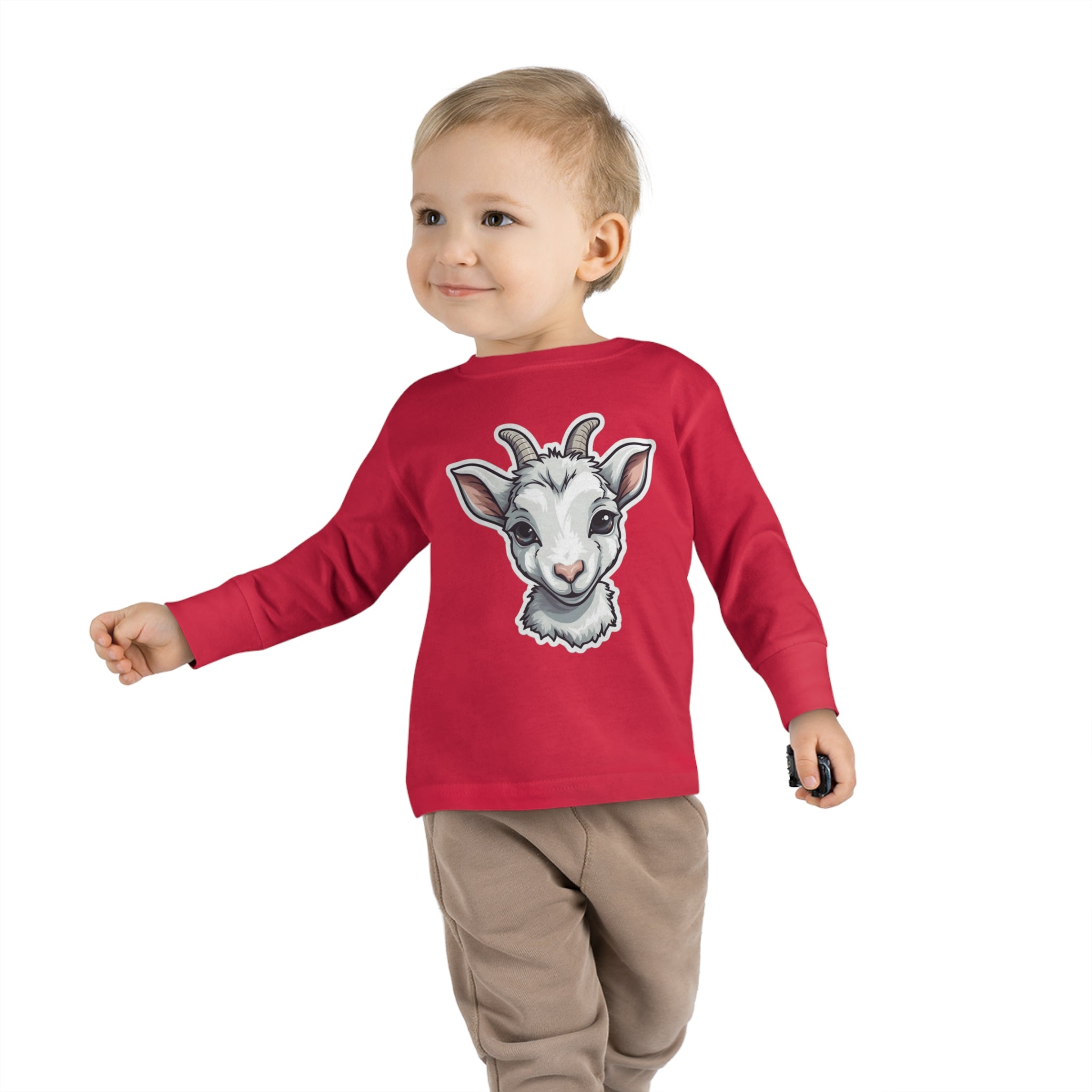Toddler Long Sleeve Tee - Goat Kid