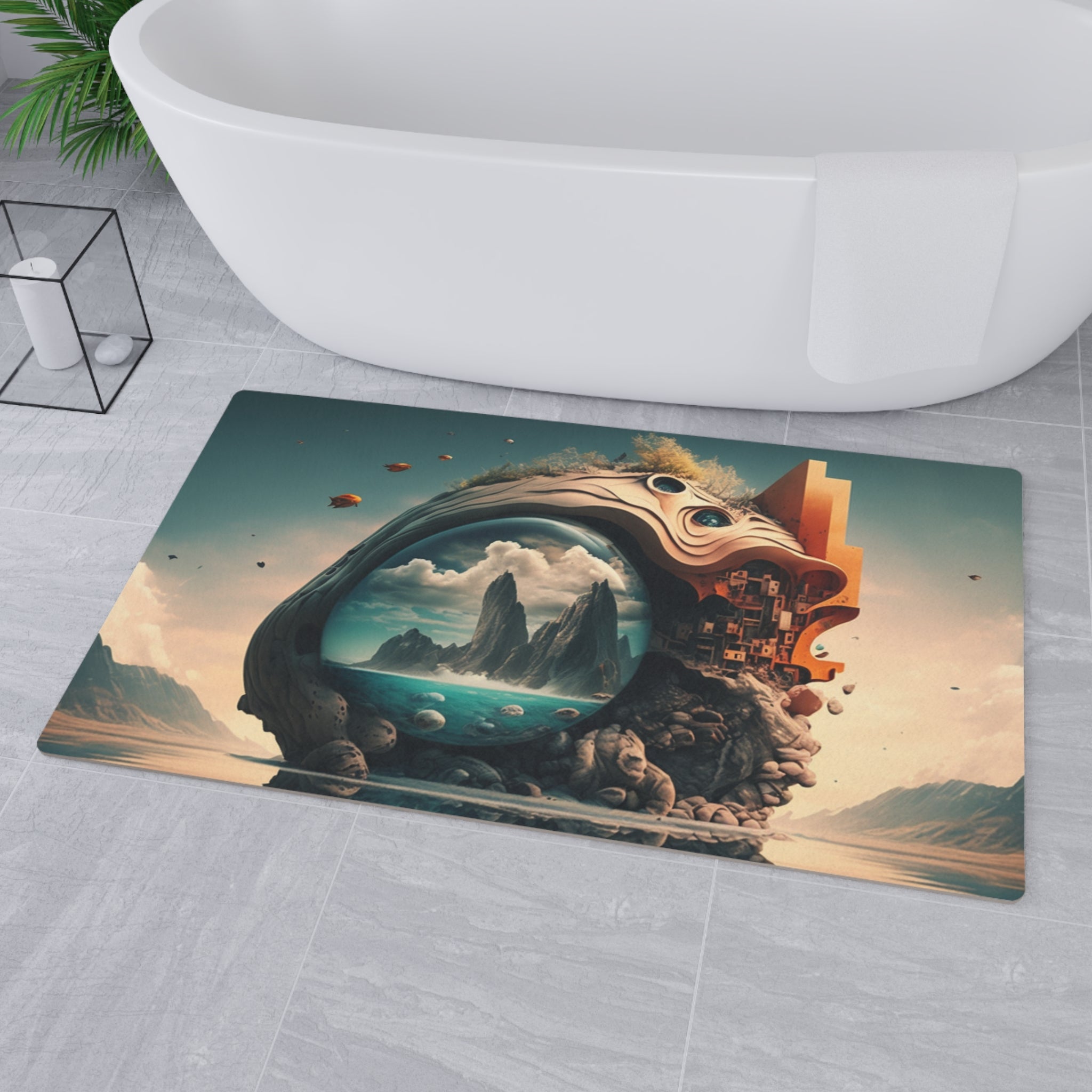 Floor Mat - Surrealist Digital Designs 04