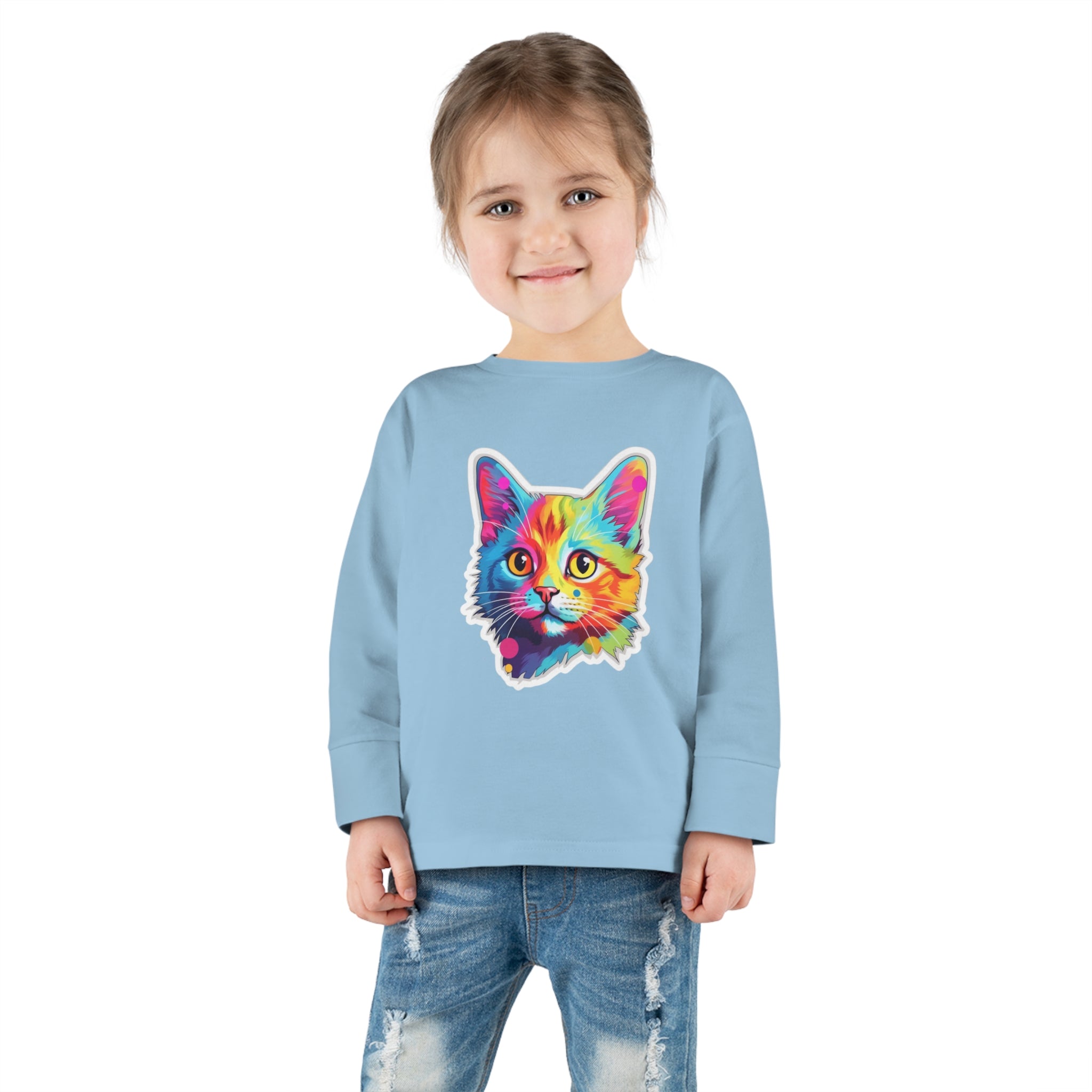 Toddler Long Sleeve Tee - Kittens 09