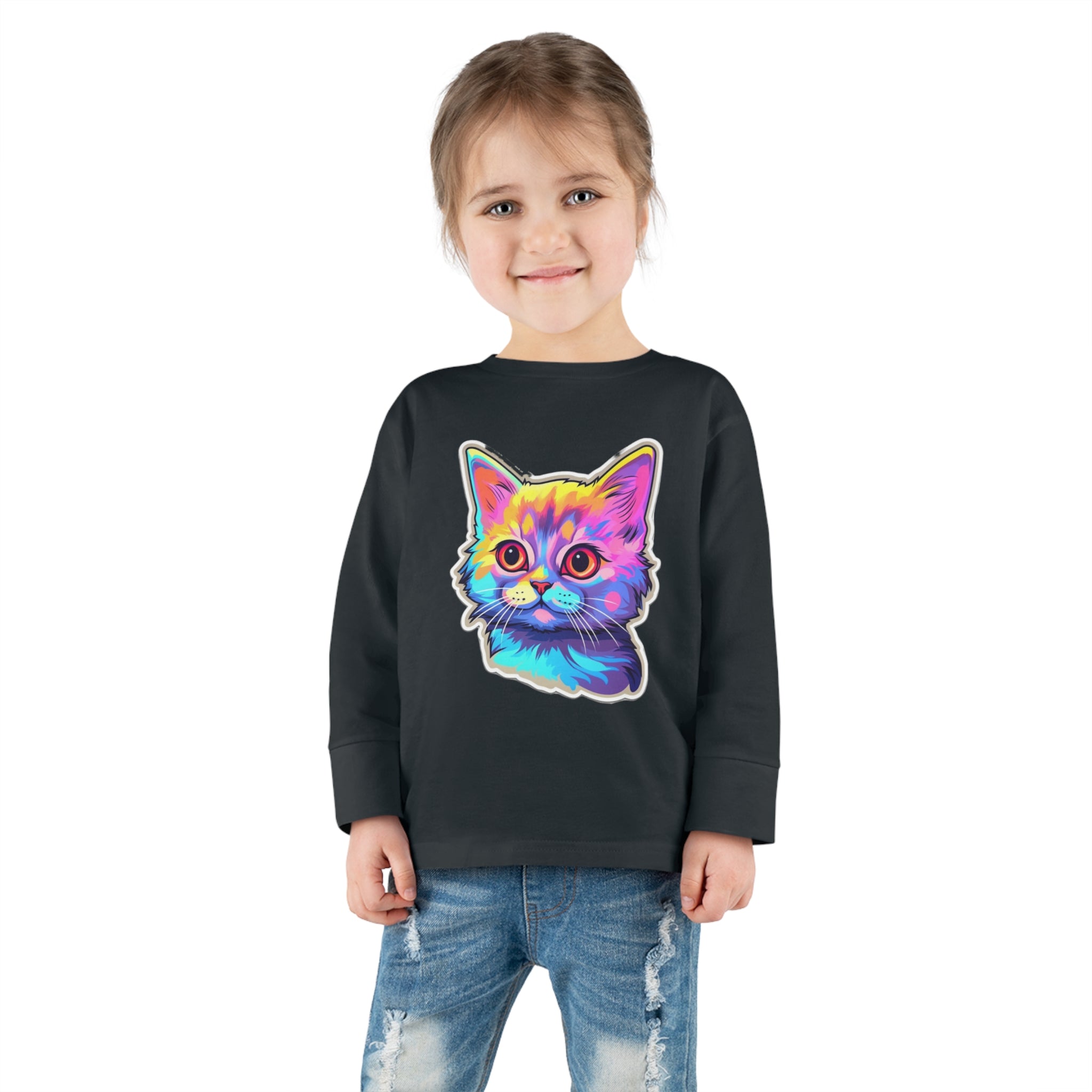 Toddler Long Sleeve Tee - Kittens 03