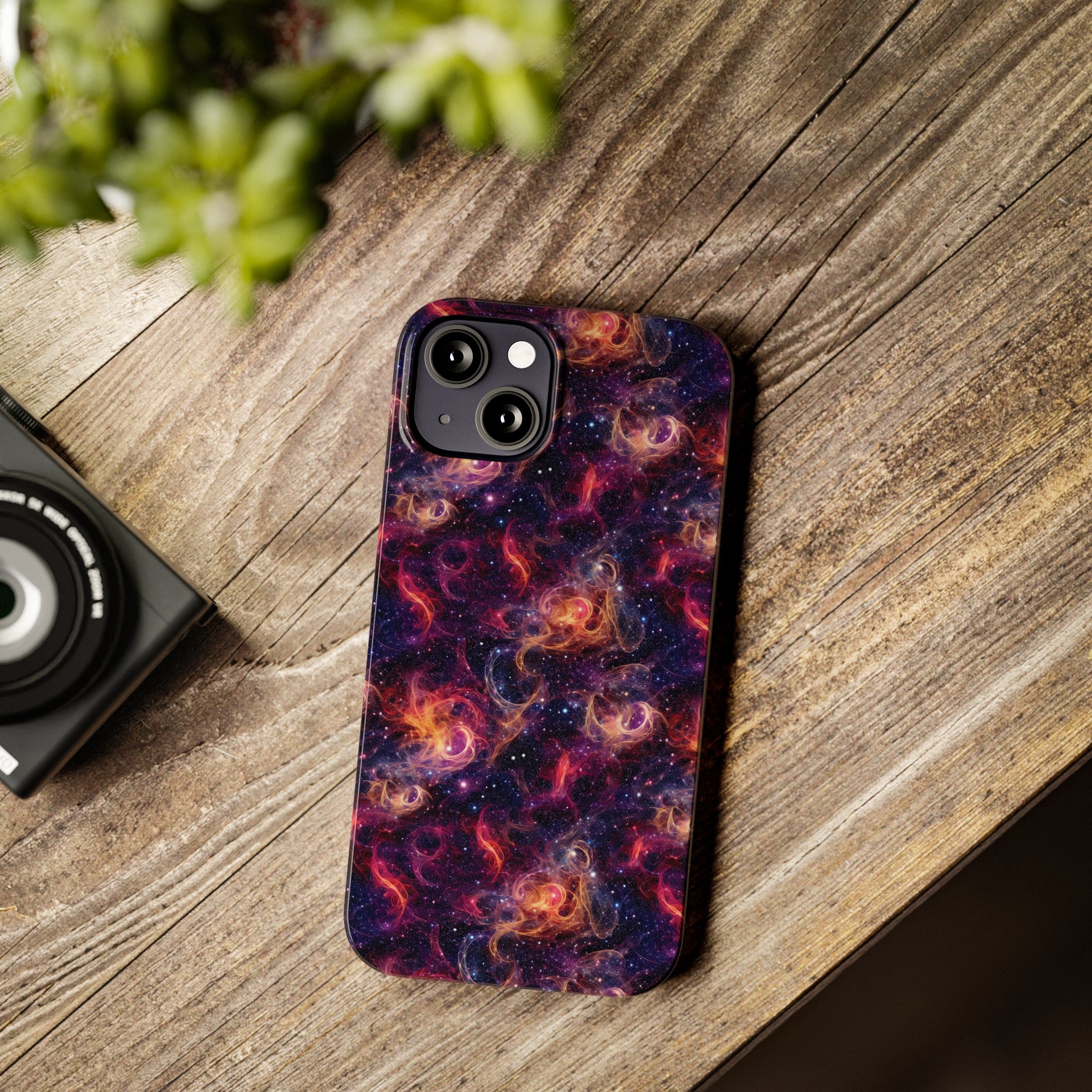 Slim Phone Cases (AOP) - Seamless Fantasy Galaxies 01