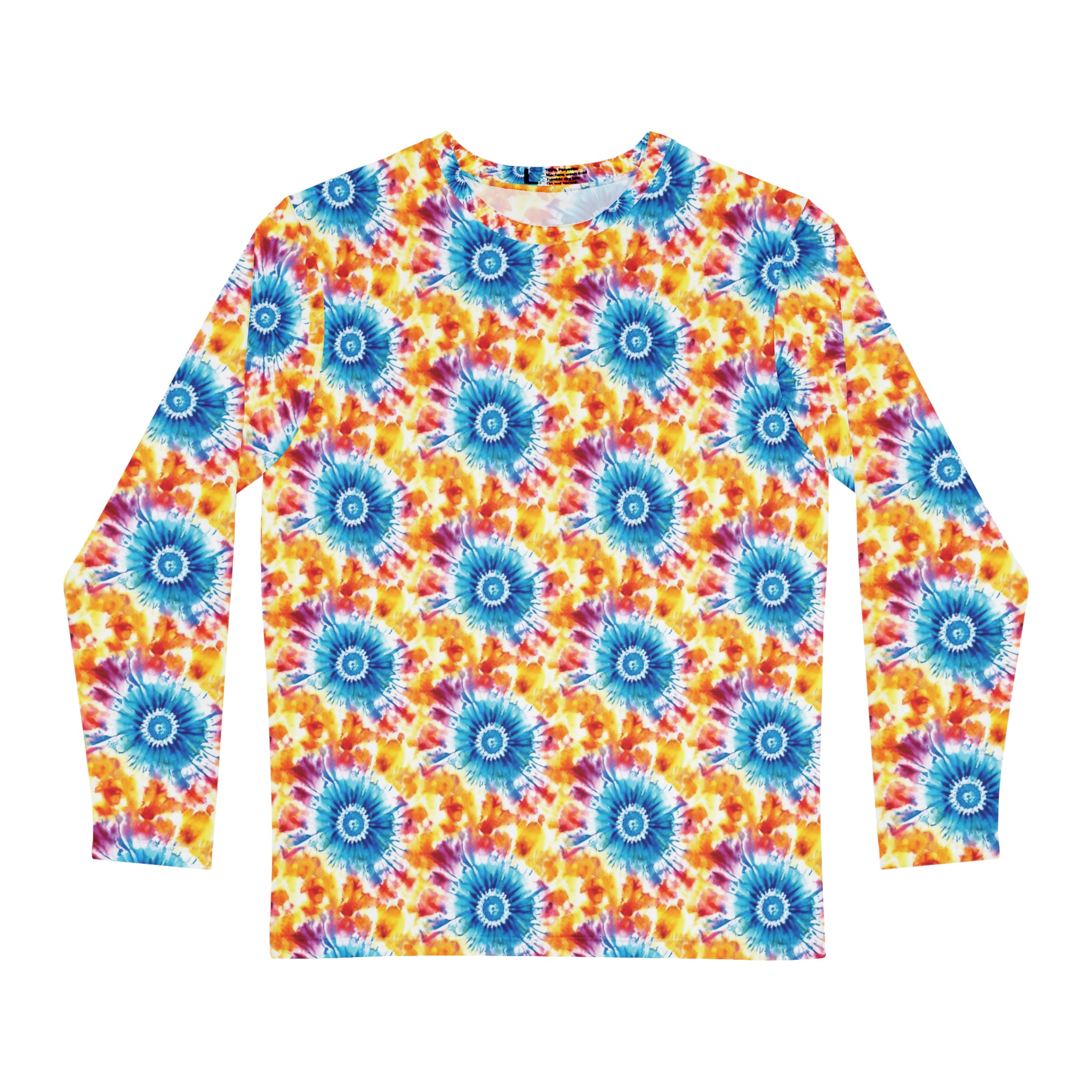 Men's Long Sleeve Shirt (AOP) - Tie Dye Designs 04