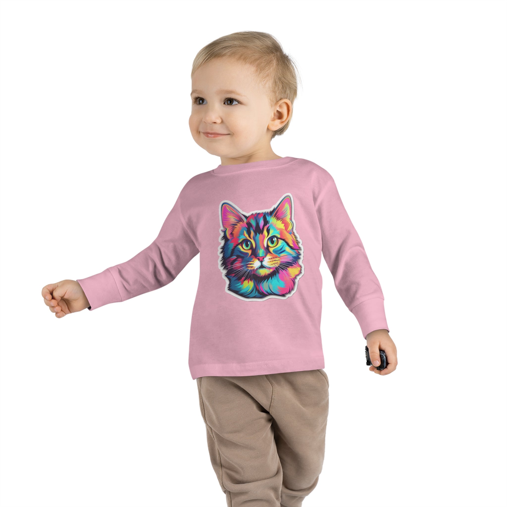 Toddler Long Sleeve Tee - Kittens 08