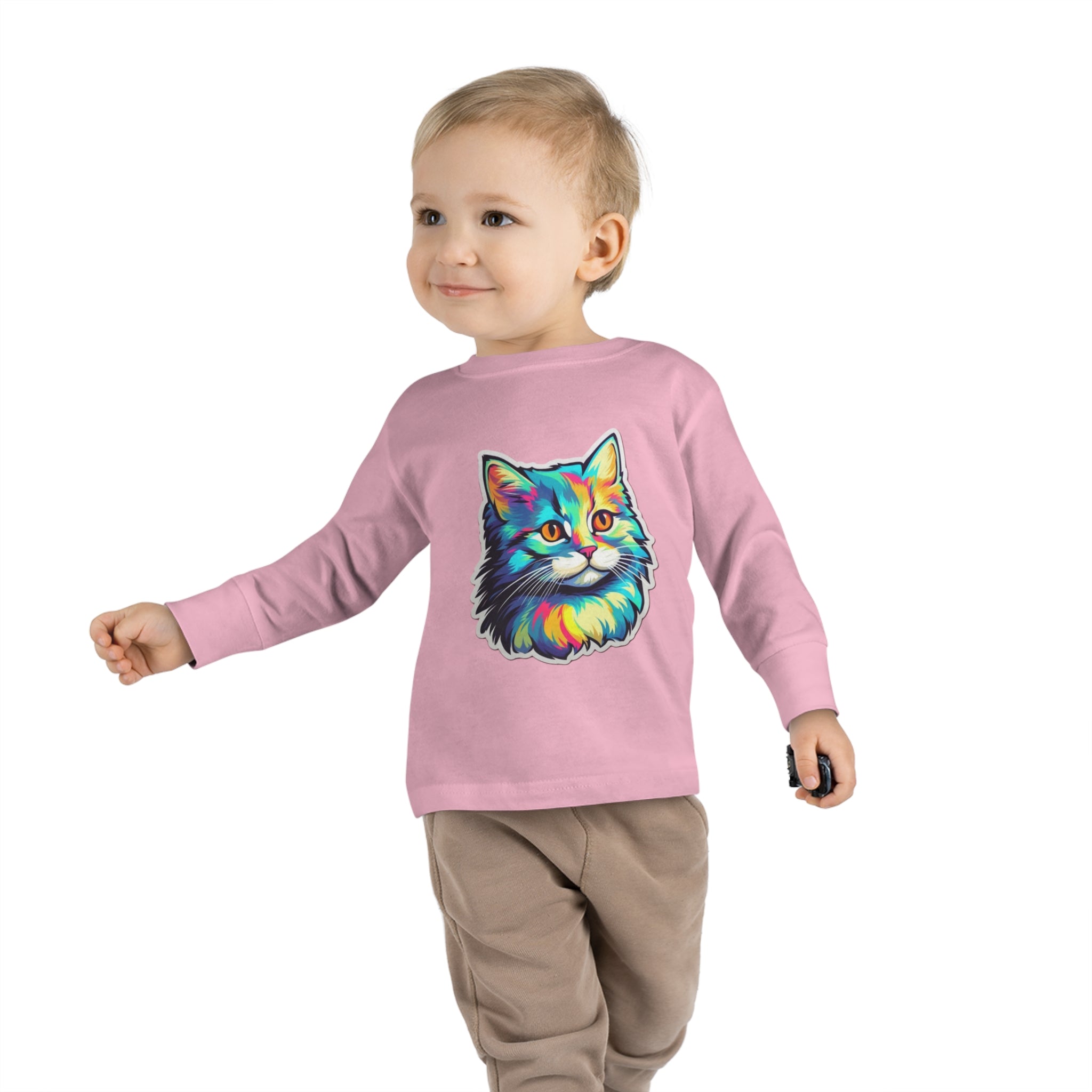 Toddler Long Sleeve Tee - Kittens 01