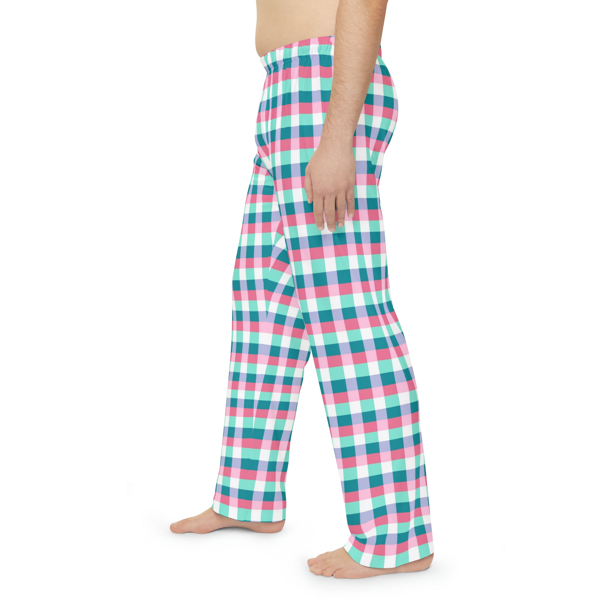 Men's Pajama Pants (AOP) - Seamless Checkered Designs 02