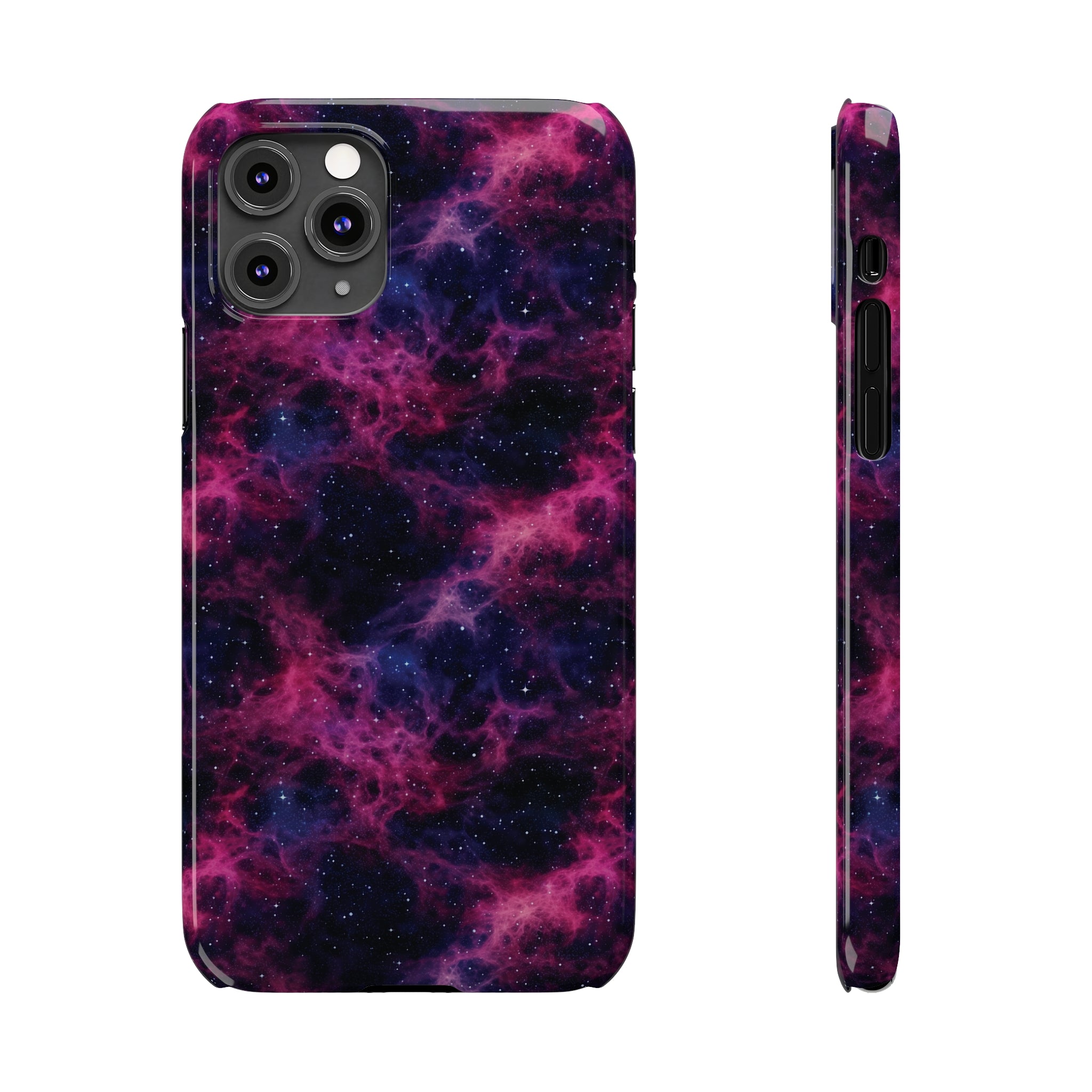 Slim Phone Cases (AOP) - Seamless Fantasy Galaxies 02