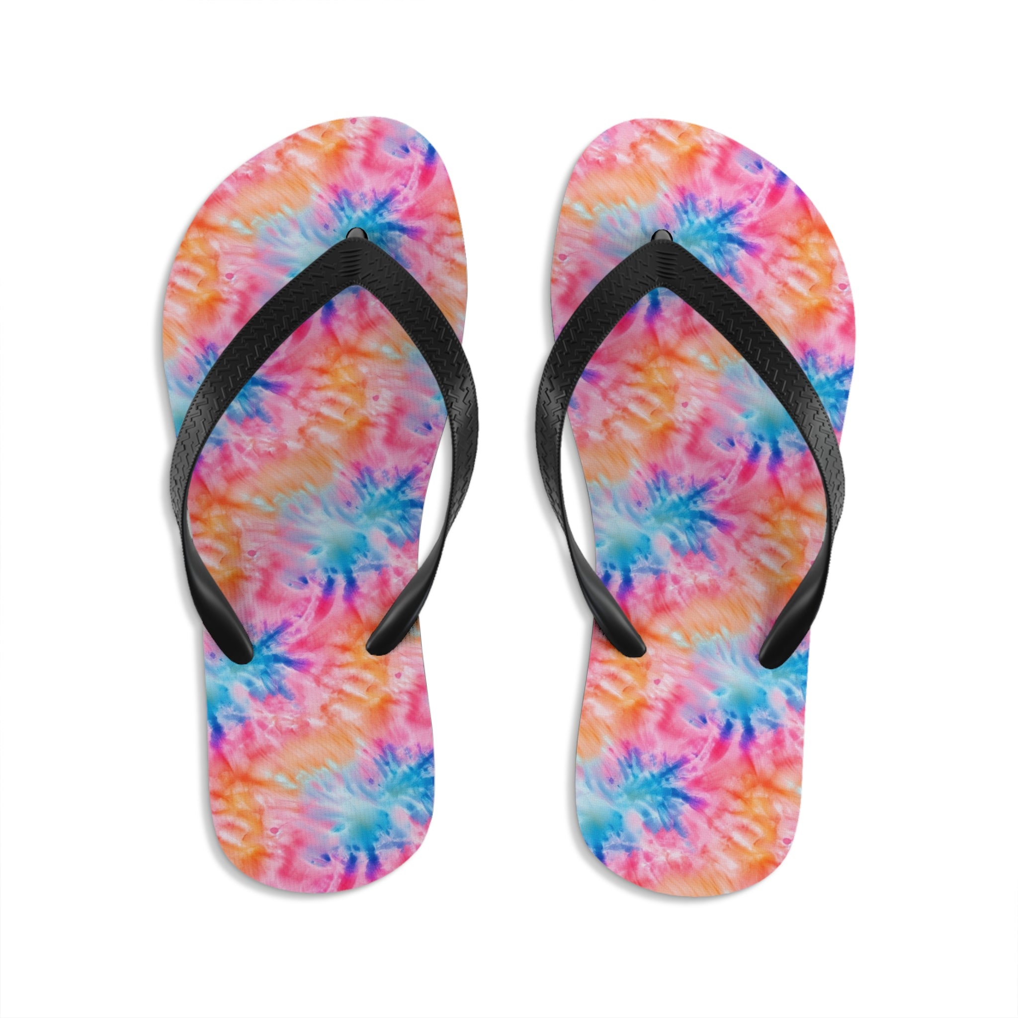 Unisex Flip-Flops (AOP) - Tie Dye Designs 01