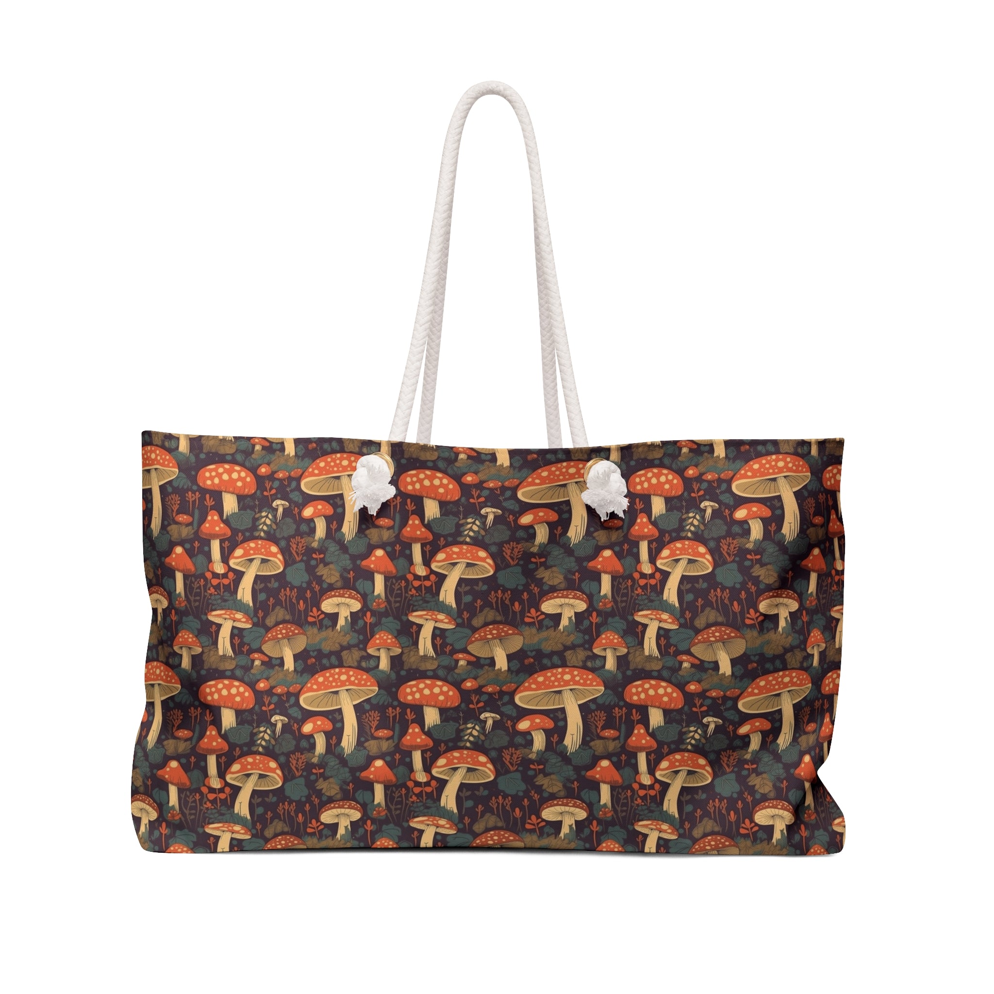 Weekender Bag (AOP) - Seamless Mushroom Designs 04