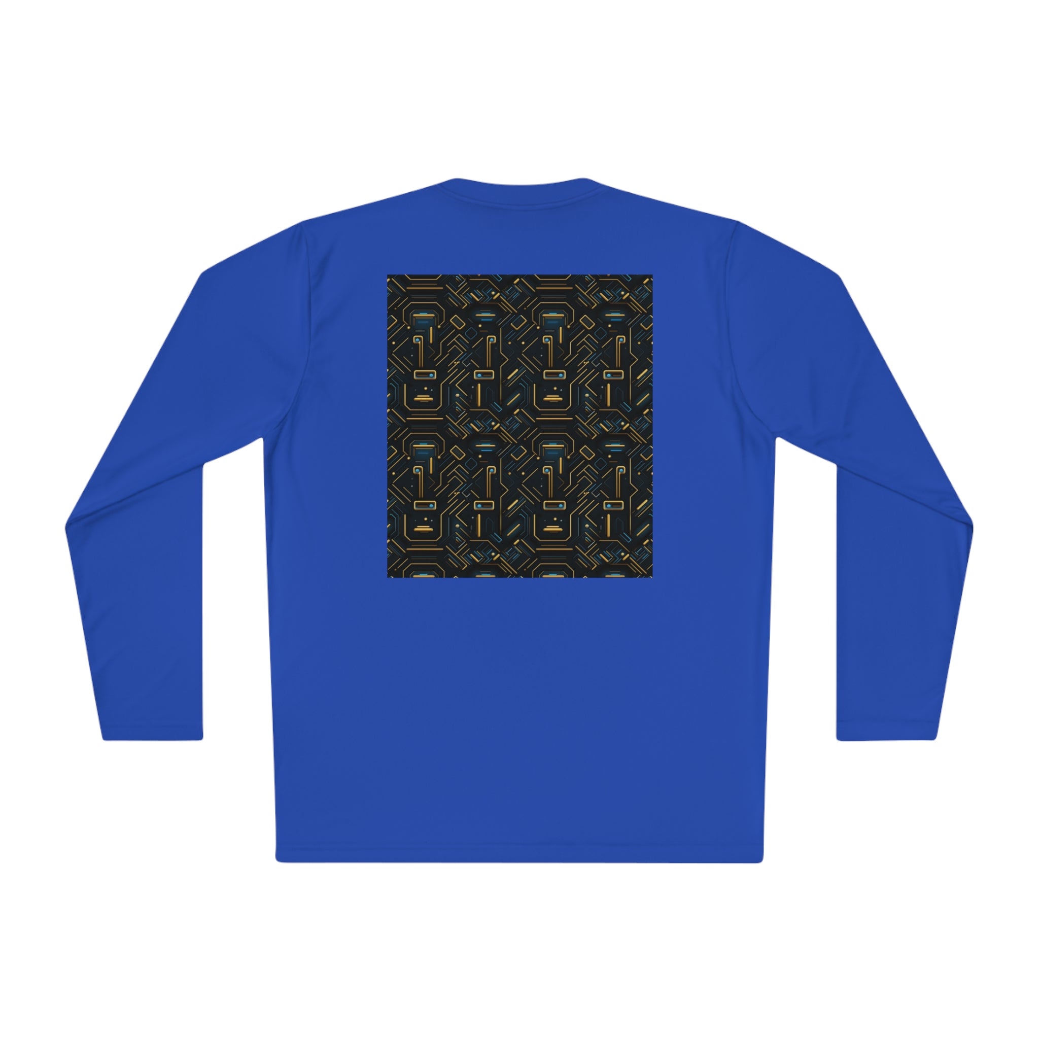 Unisex Lightweight Long Sleeve Tee (AOP) - Abstract Designs 07