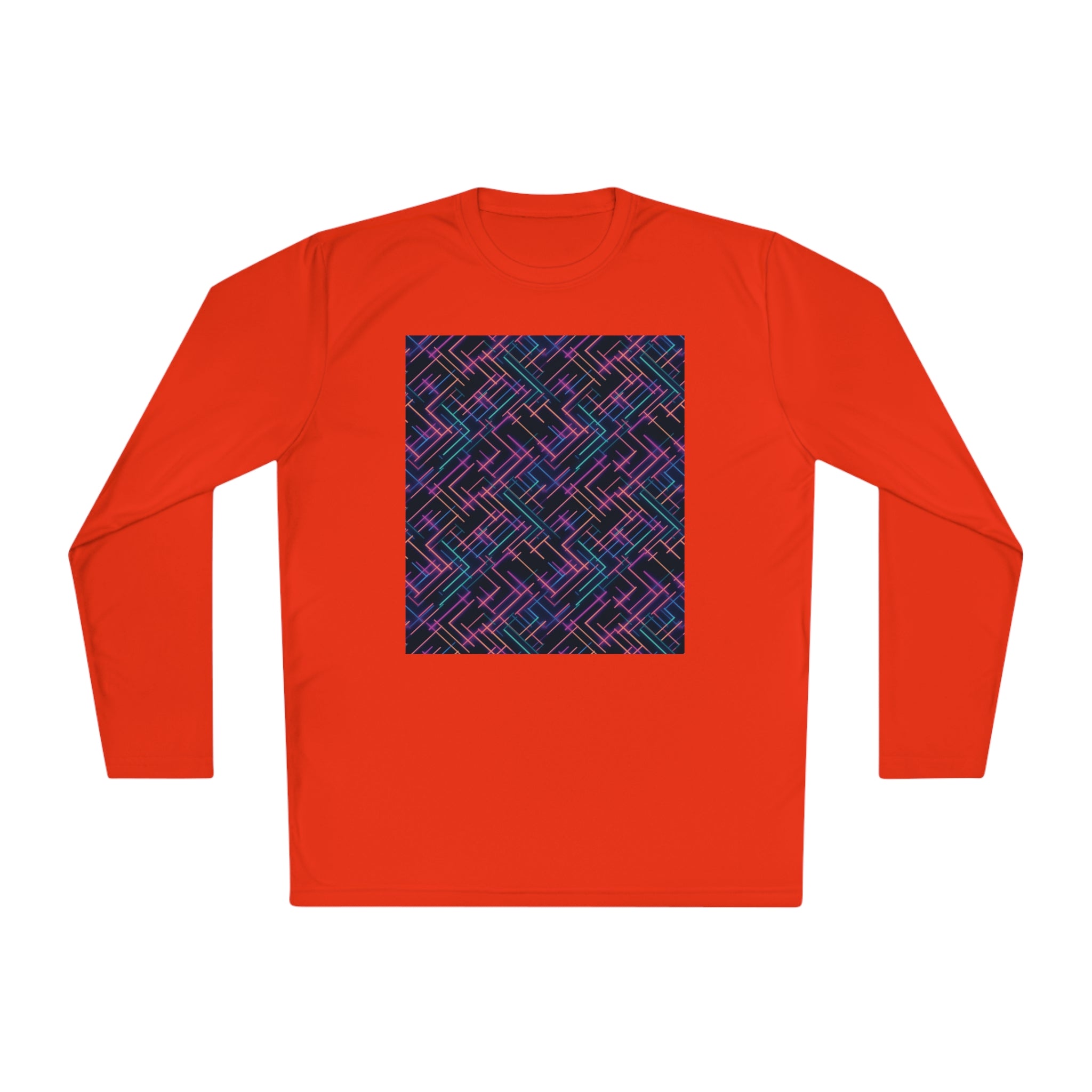 Unisex Lightweight Long Sleeve Tee (AOP) - Abstract Designs 05