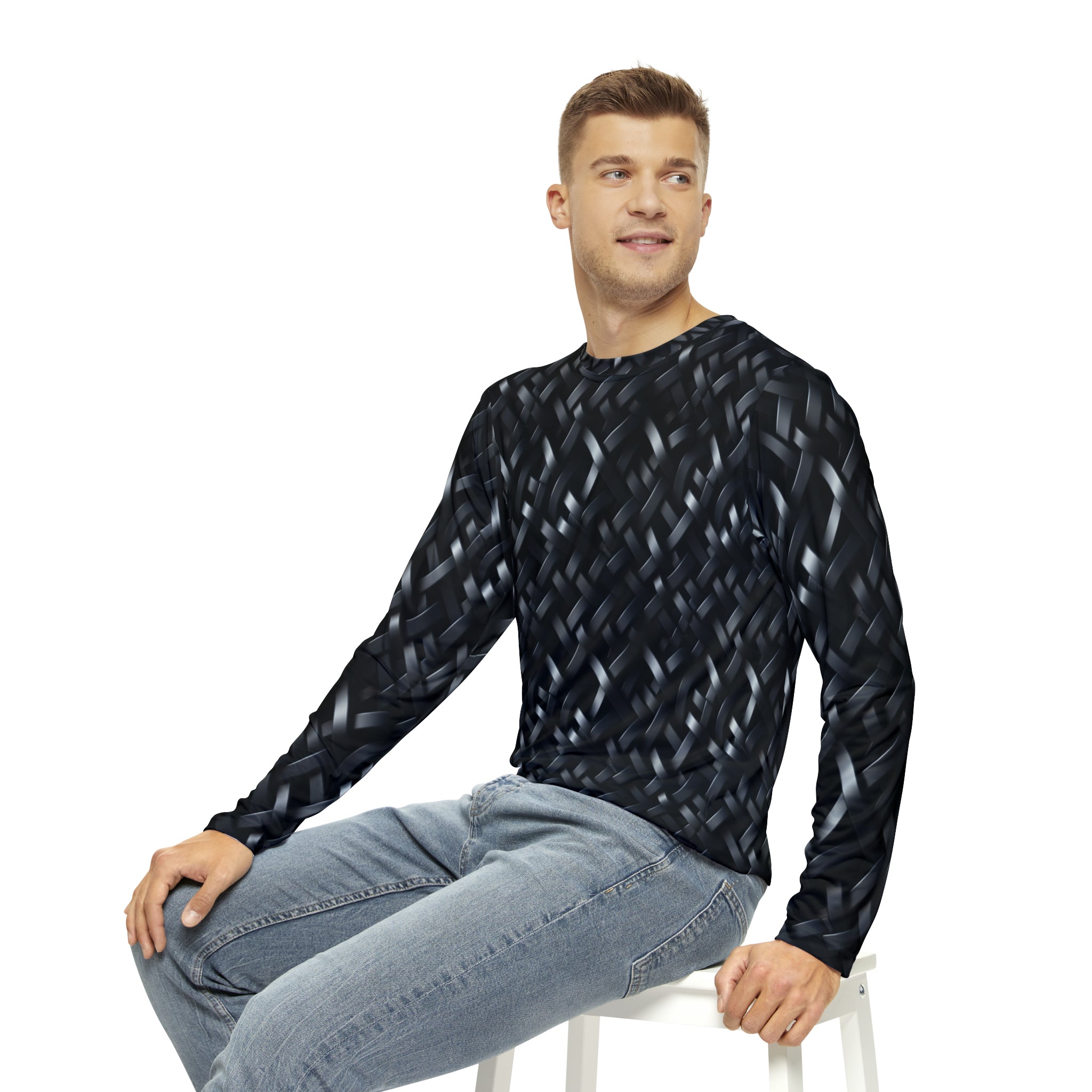 Men's Long Sleeve Shirt (AOP) - Designs 02