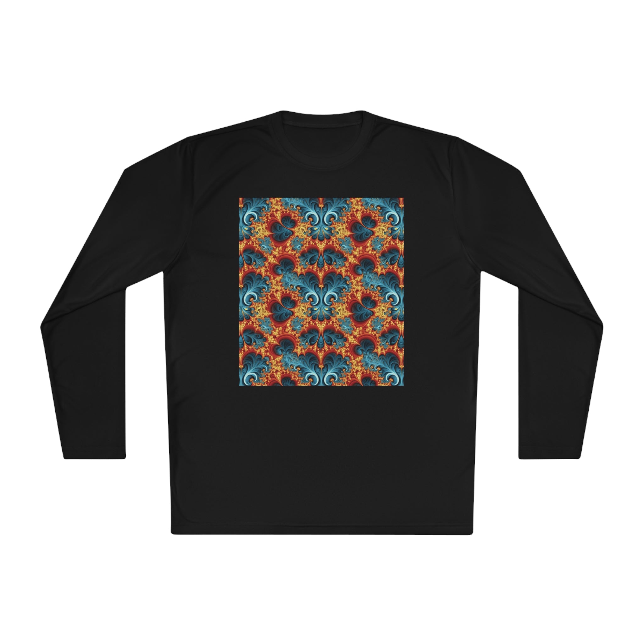 Unisex Lightweight Long Sleeve Tee (AOP) - Abstract Designs 01