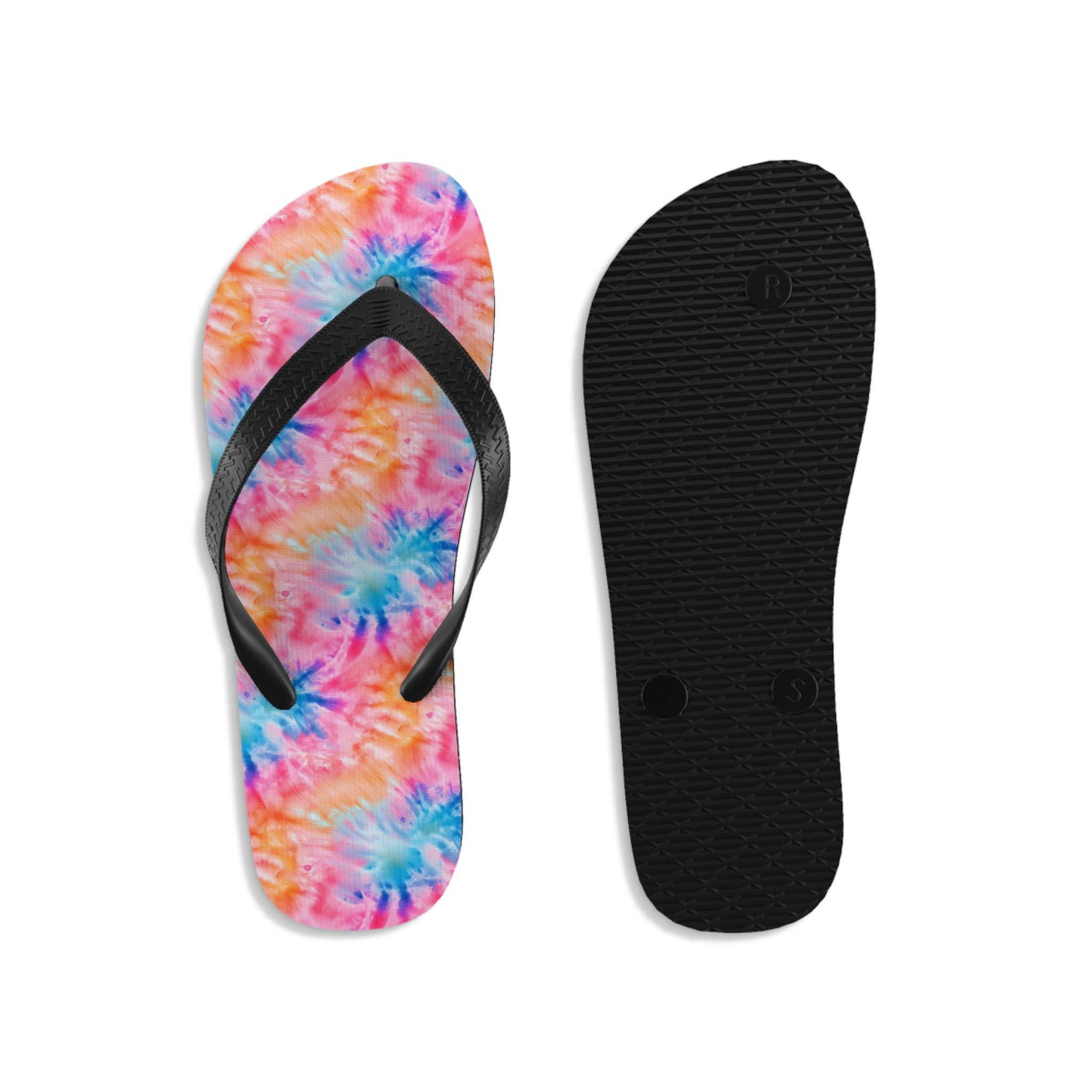 Unisex Flip-Flops (AOP) - Tie Dye Designs 01