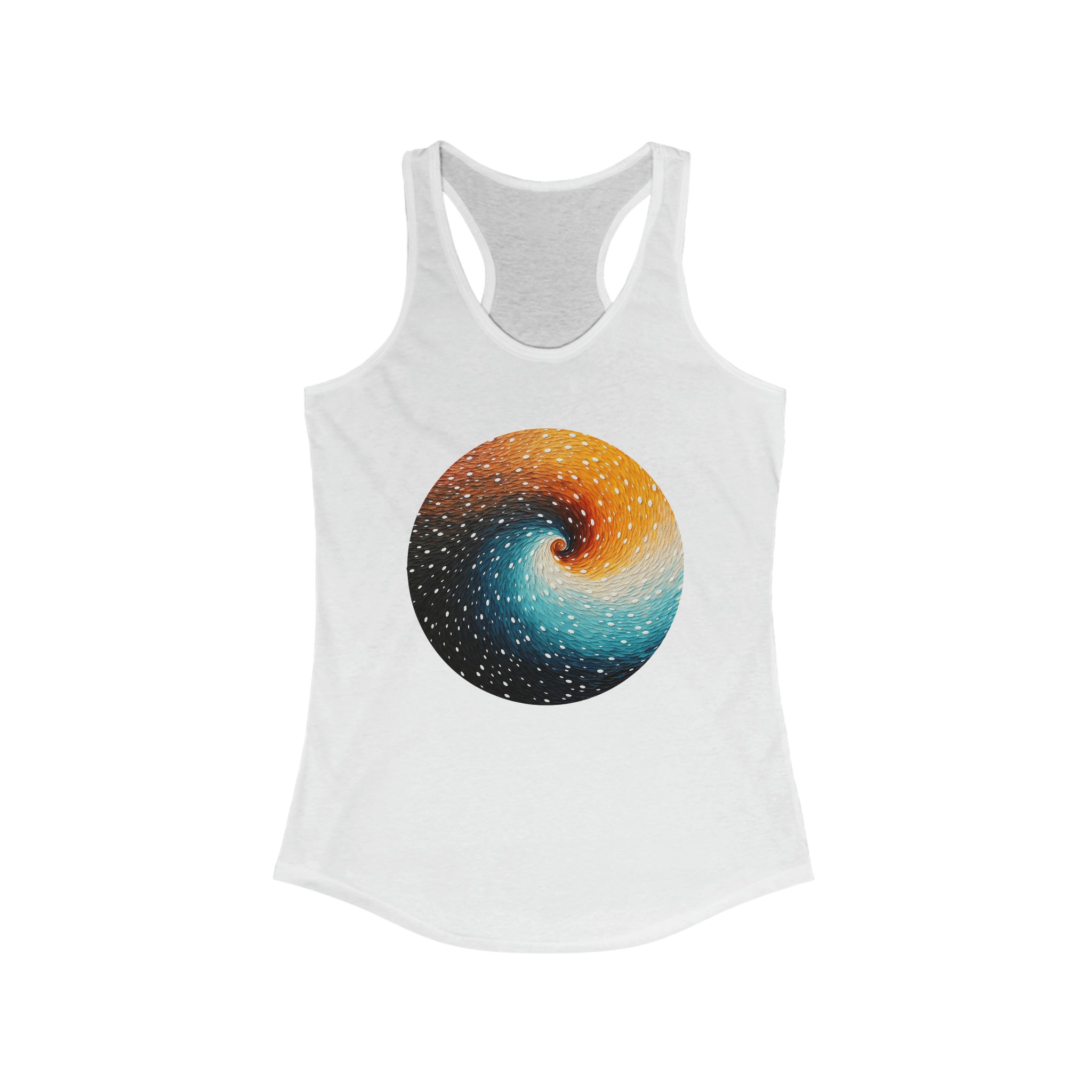 Women's Ideal Racerback Tank - Pointillism Designs 10