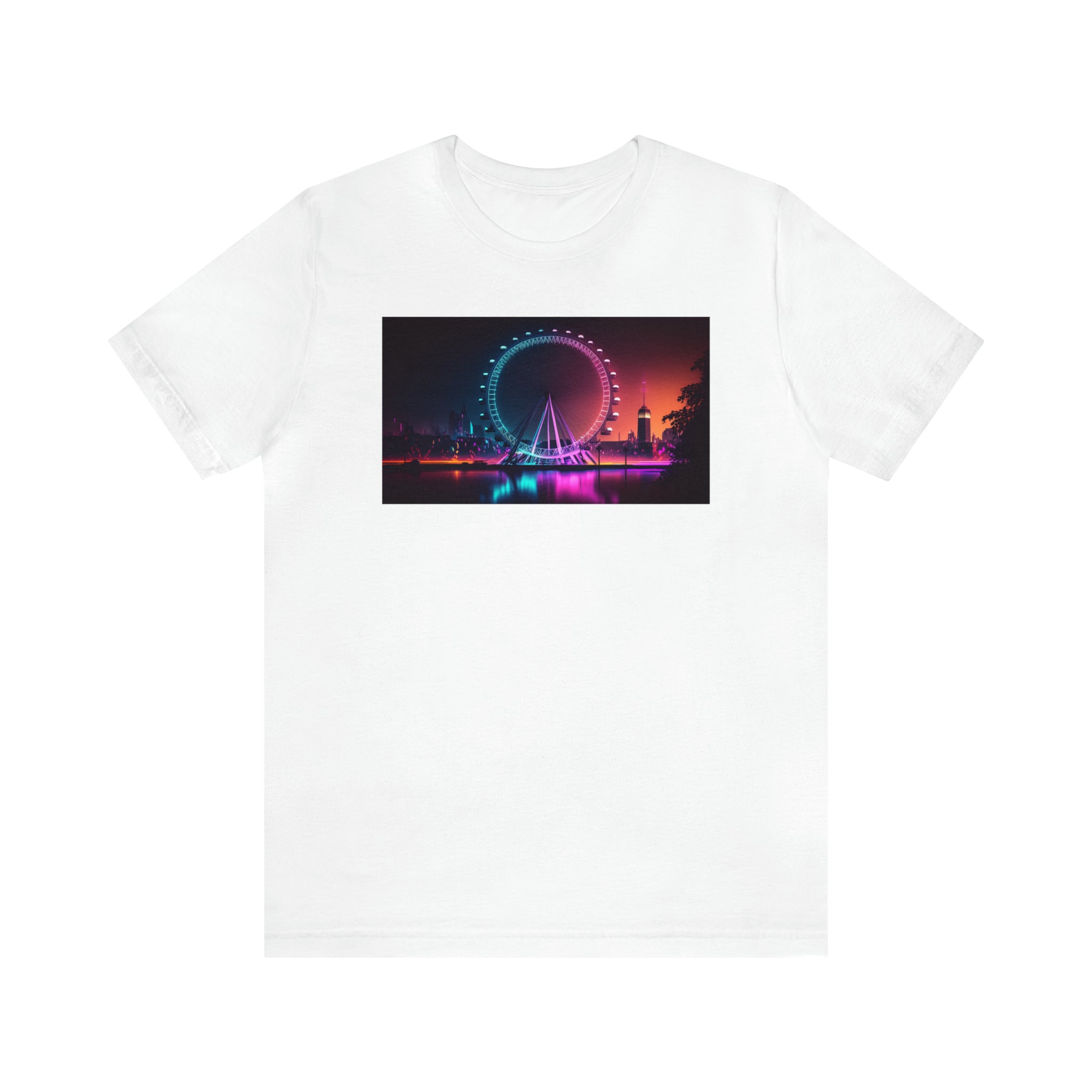 Unisex Jersey Short Sleeve Tee - London Eye, UK