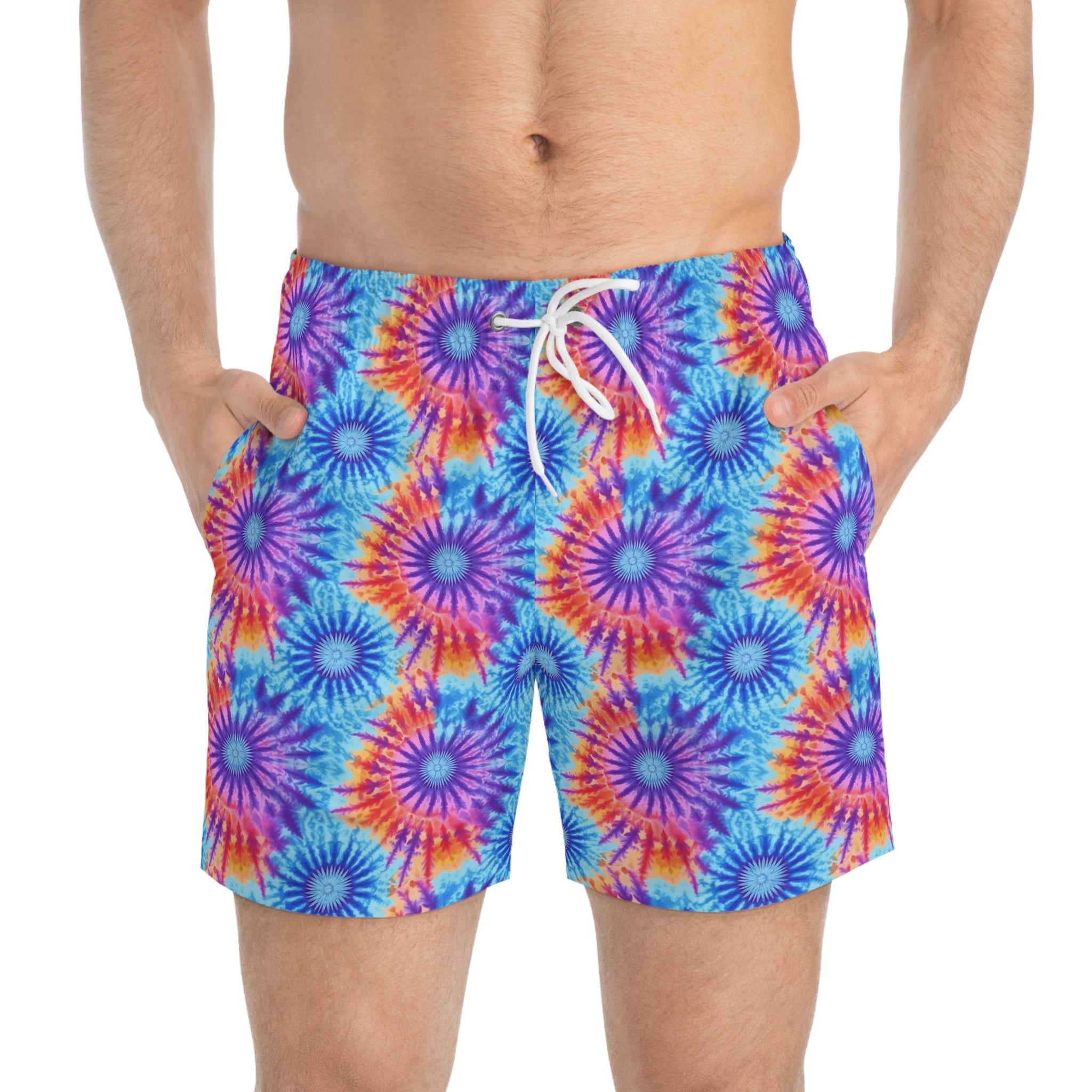 Swim Trunks (AOP) - Seamless Tie Dye Designs 03