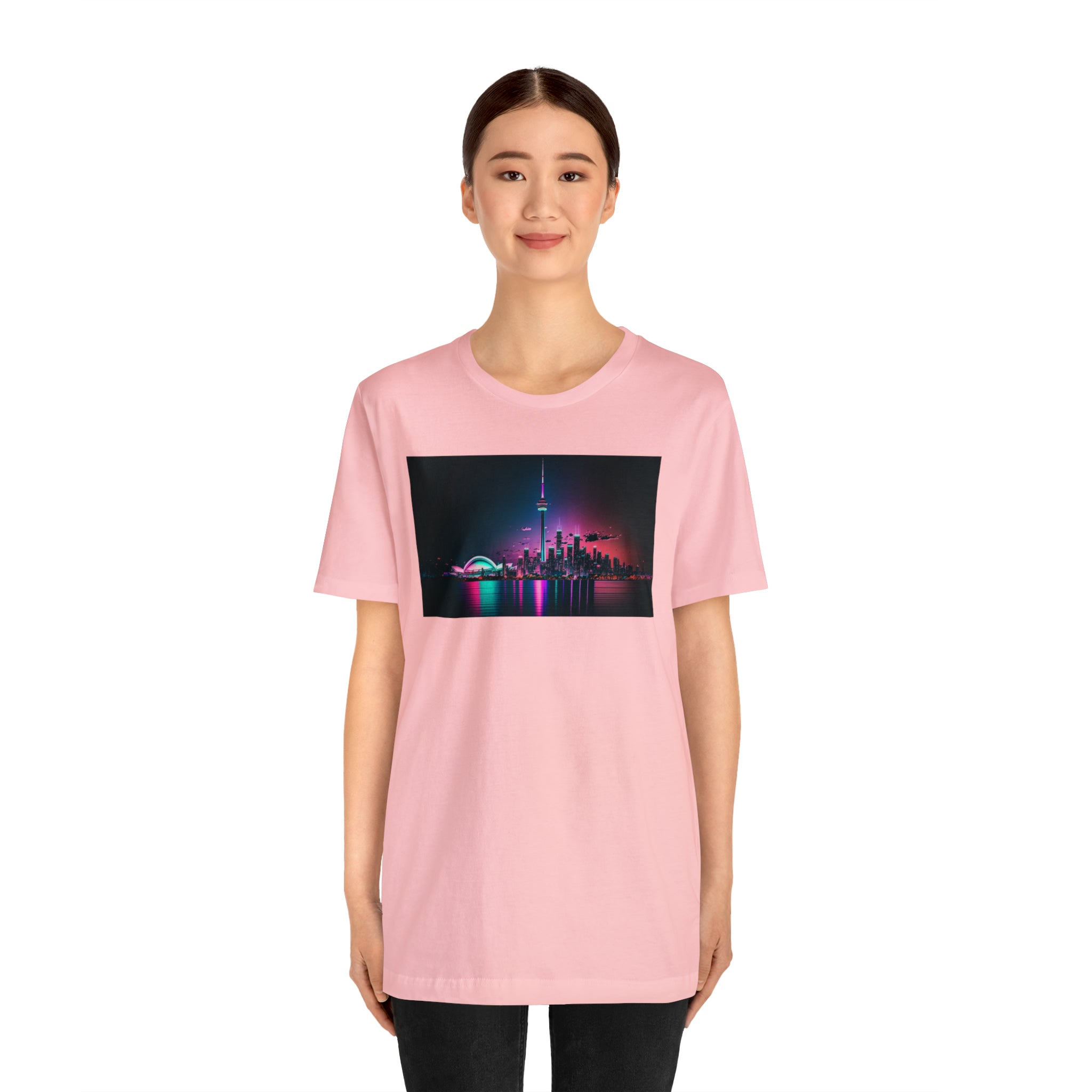 Unisex Jersey Short Sleeve Tee - CN Tower, Canada