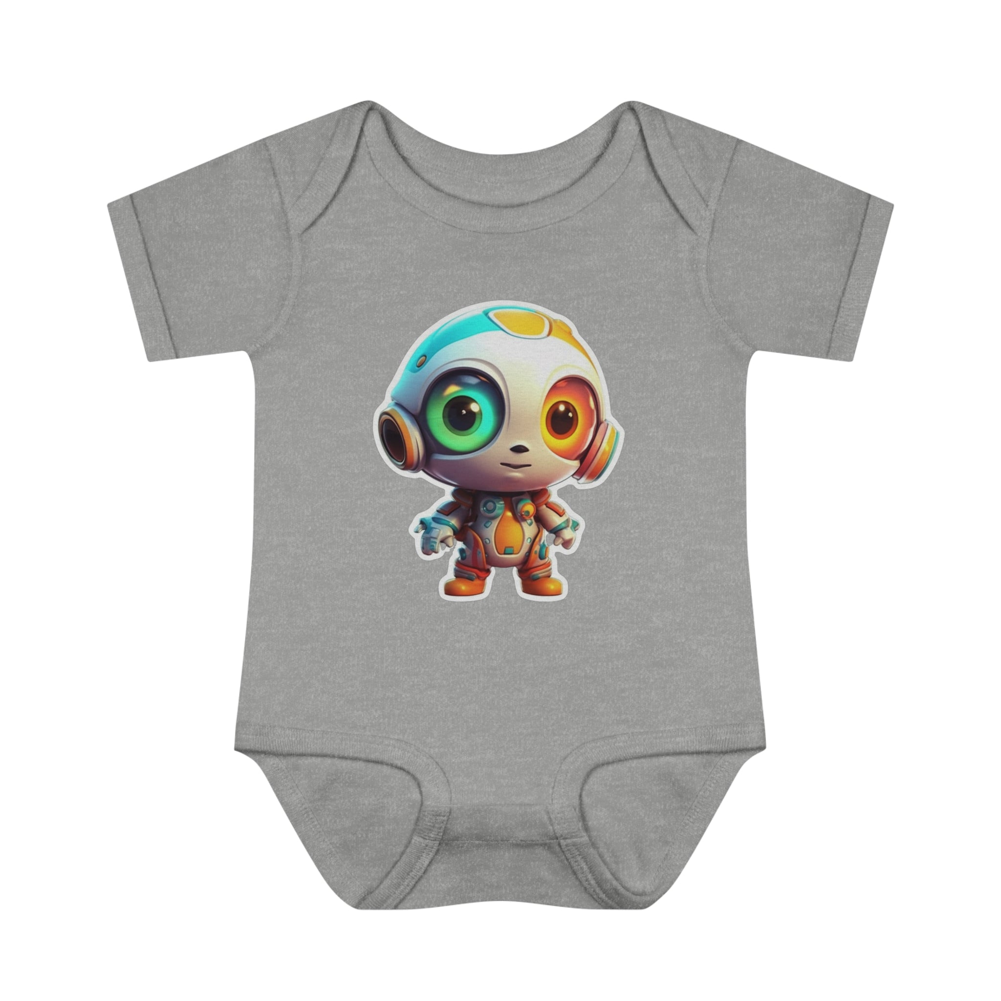 Infant Baby Rib Bodysuit - Buzz, Robot Pop Art 05