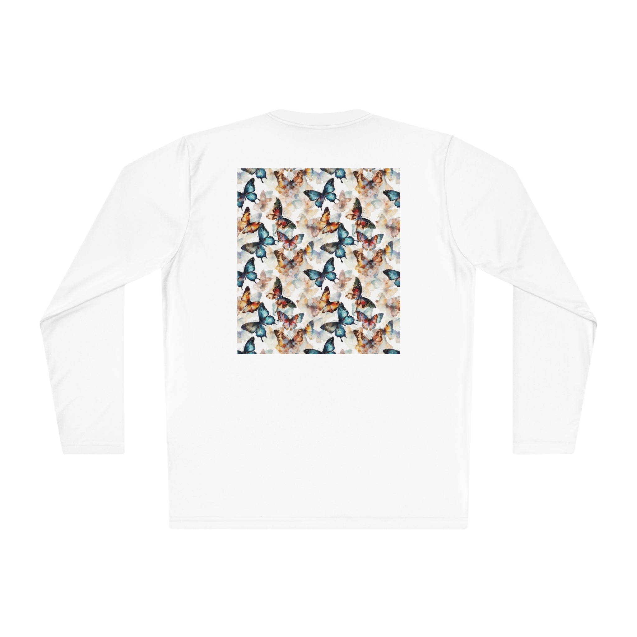 Unisex Lightweight Long Sleeve Tee (AOP) - Abstract Designs 08