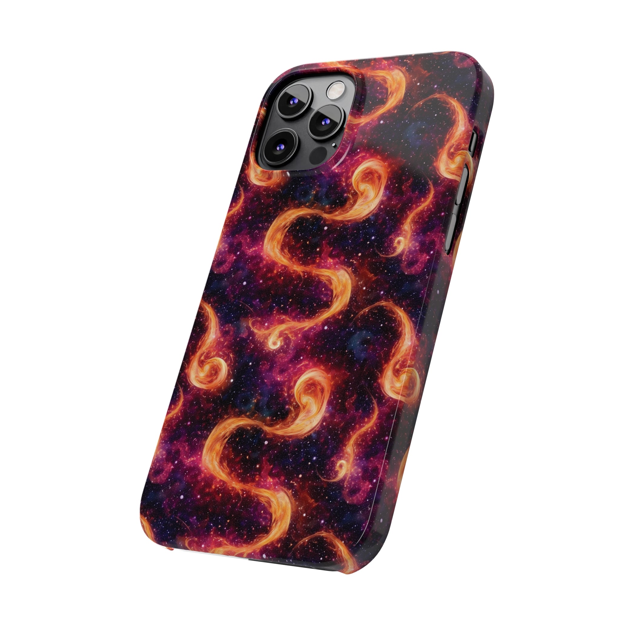 Slim Phone Cases (AOP) - Seamless Fantasy Galaxies 03