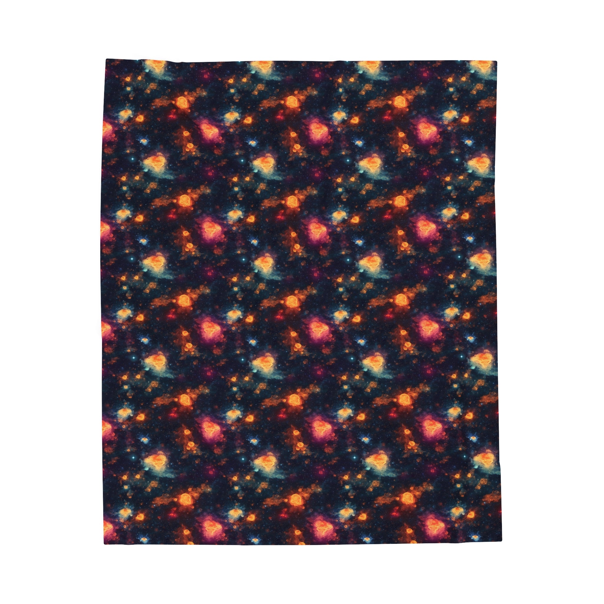 Velveteen Plush Blanket (AOP) - Fantasy Galaxies 07