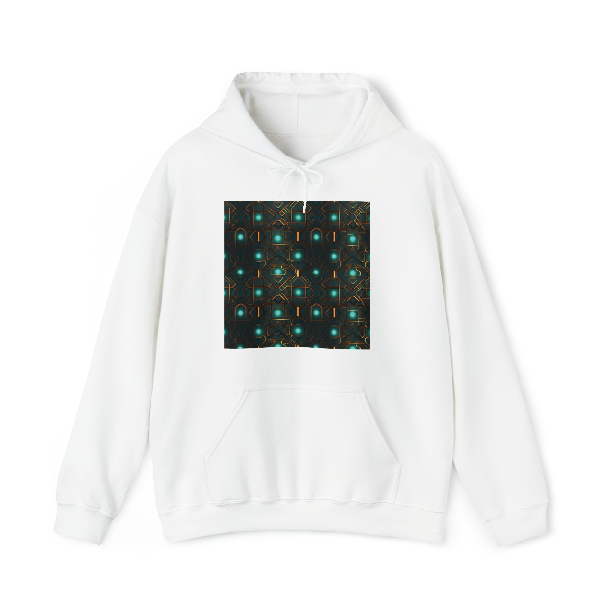 Unisex Heavy Blend™ Hooded Sweatshirt - Abstract Neon Designs 09