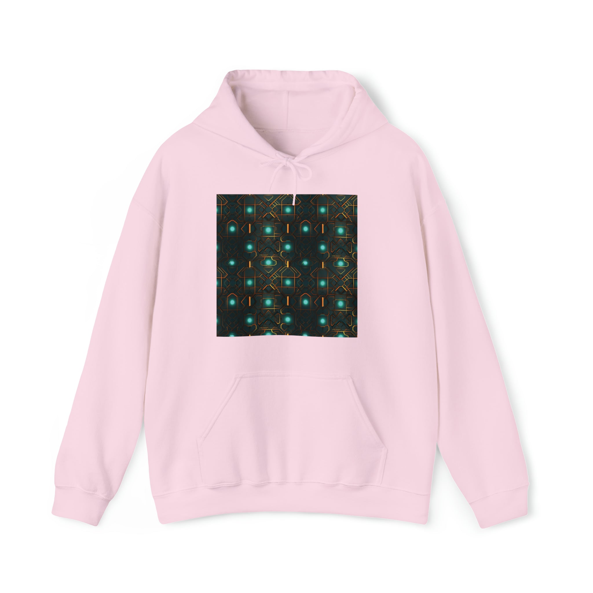 Unisex Heavy Blend™ Hooded Sweatshirt - Abstract Neon Designs 09