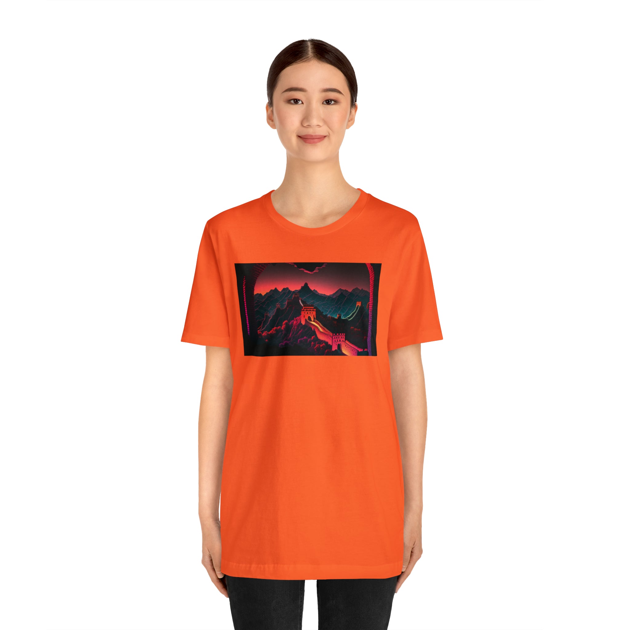 Unisex Jersey Short Sleeve Tee - Great Wall of China, China