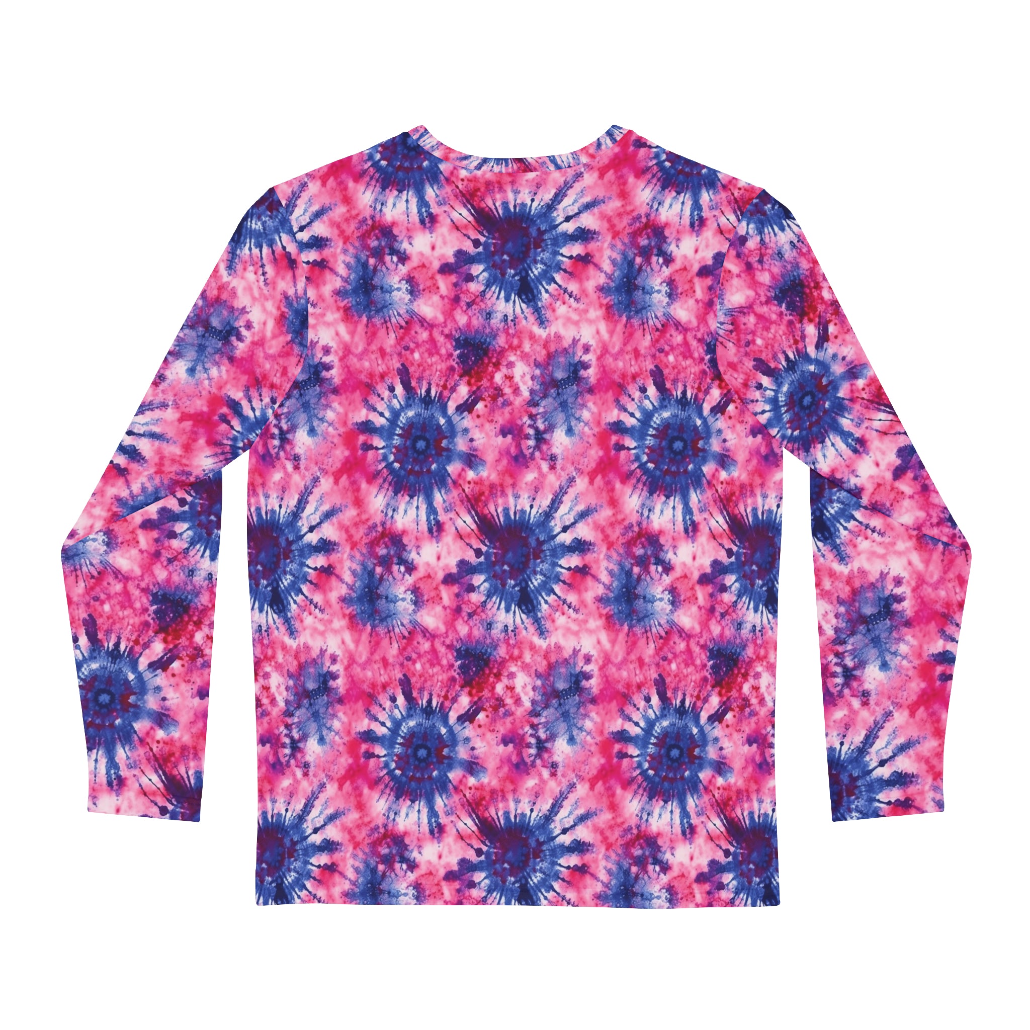 Men's Long Sleeve Shirt (AOP) - Tie Dye Designs 02