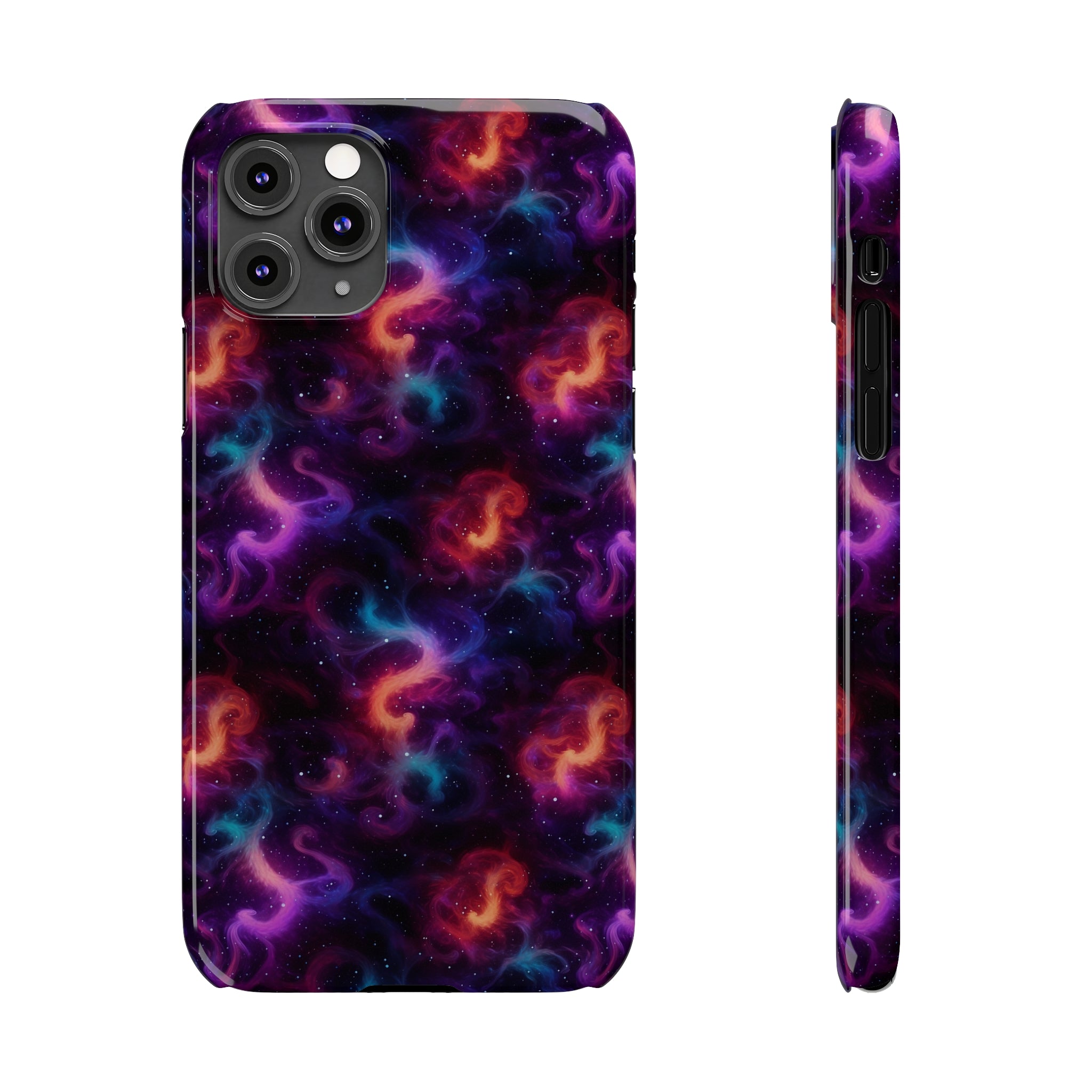 Slim Phone Cases (AOP) - Seamless Fantasy Galaxies 05