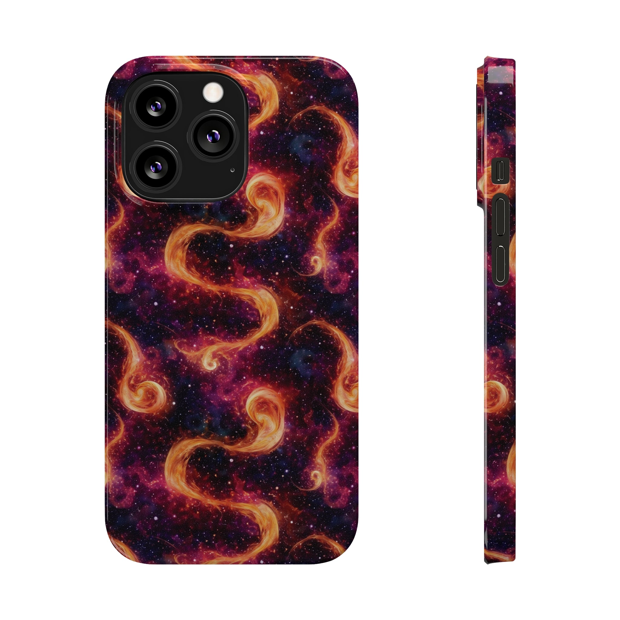 Slim Phone Cases (AOP) - Seamless Fantasy Galaxies 03