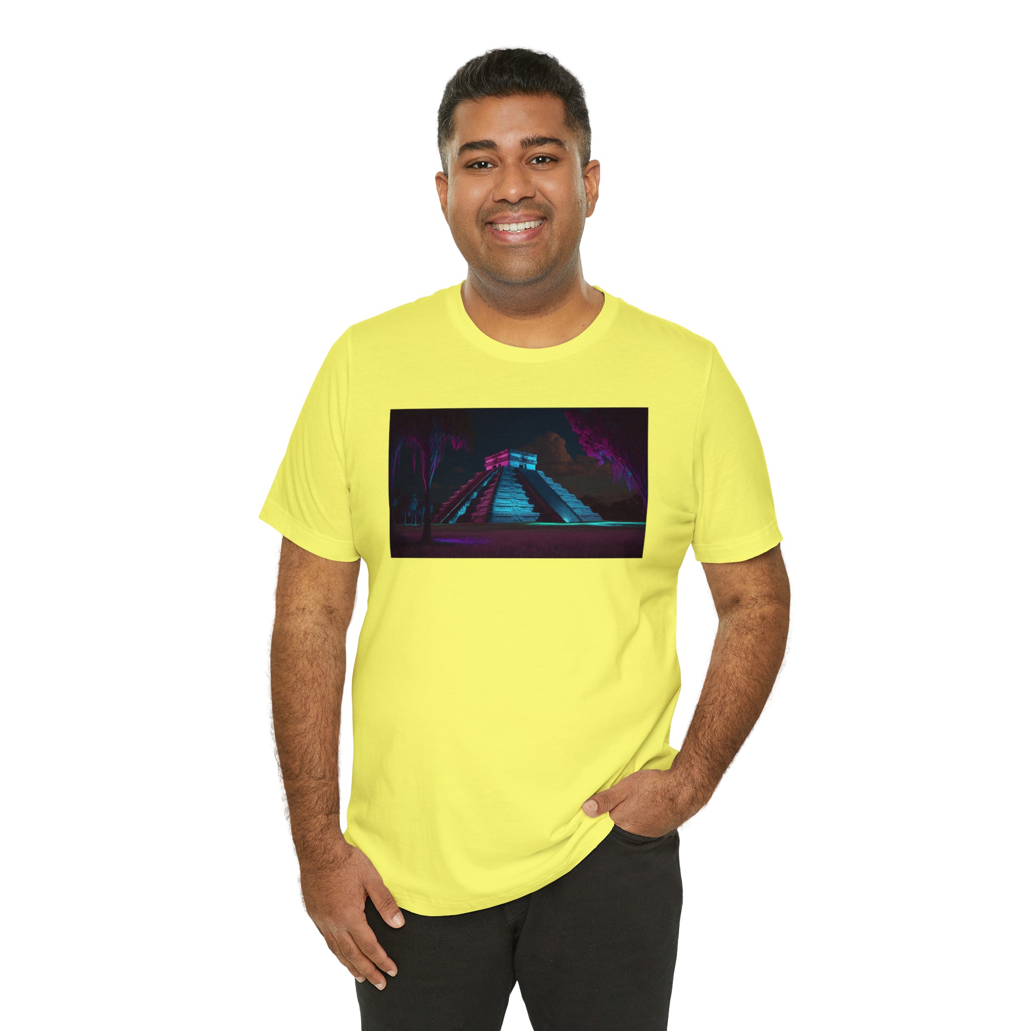 Unisex Jersey Short Sleeve Tee - Chichen Itza, Mexico