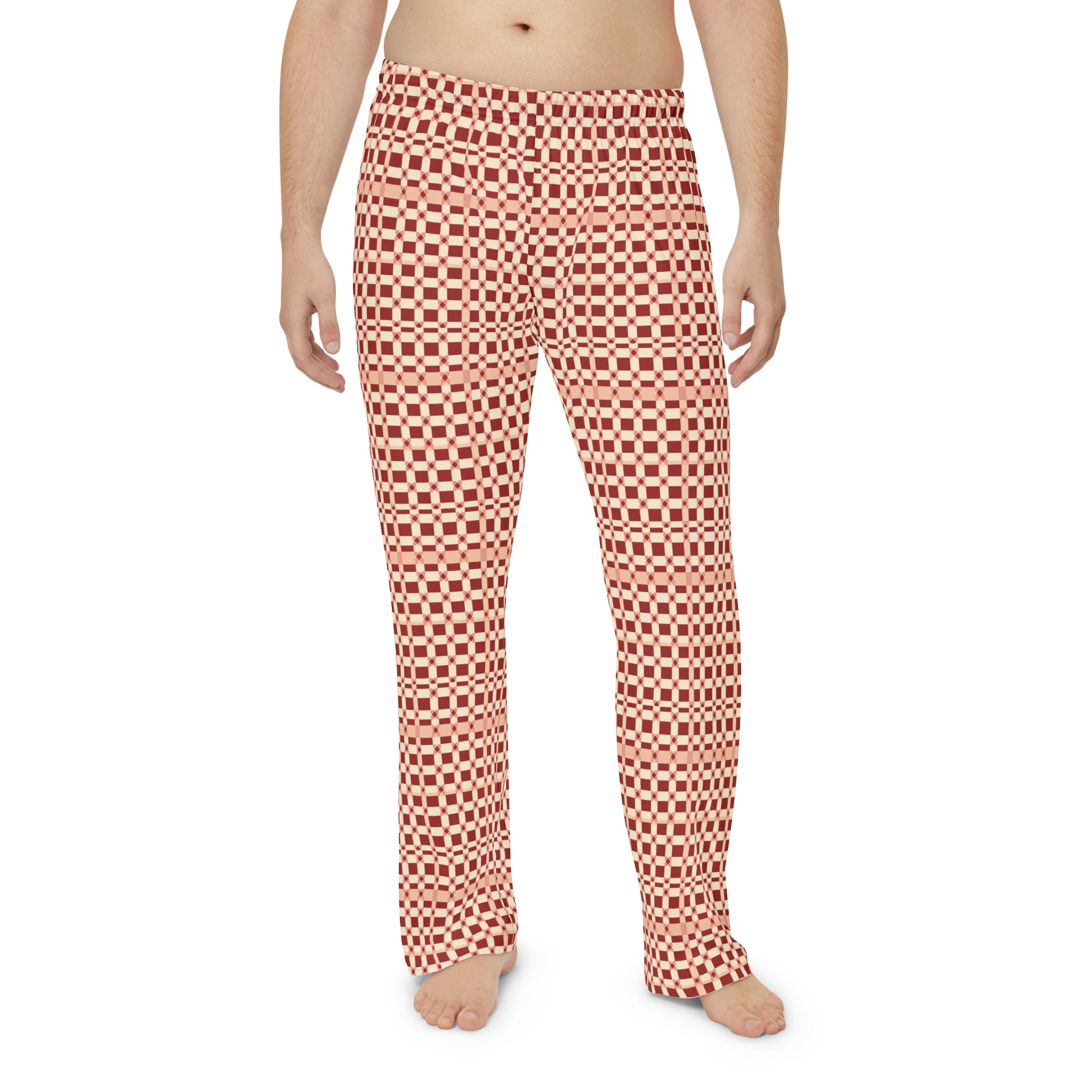 Men's Pajama Pants (AOP) - Seamless Checkered Designs 28